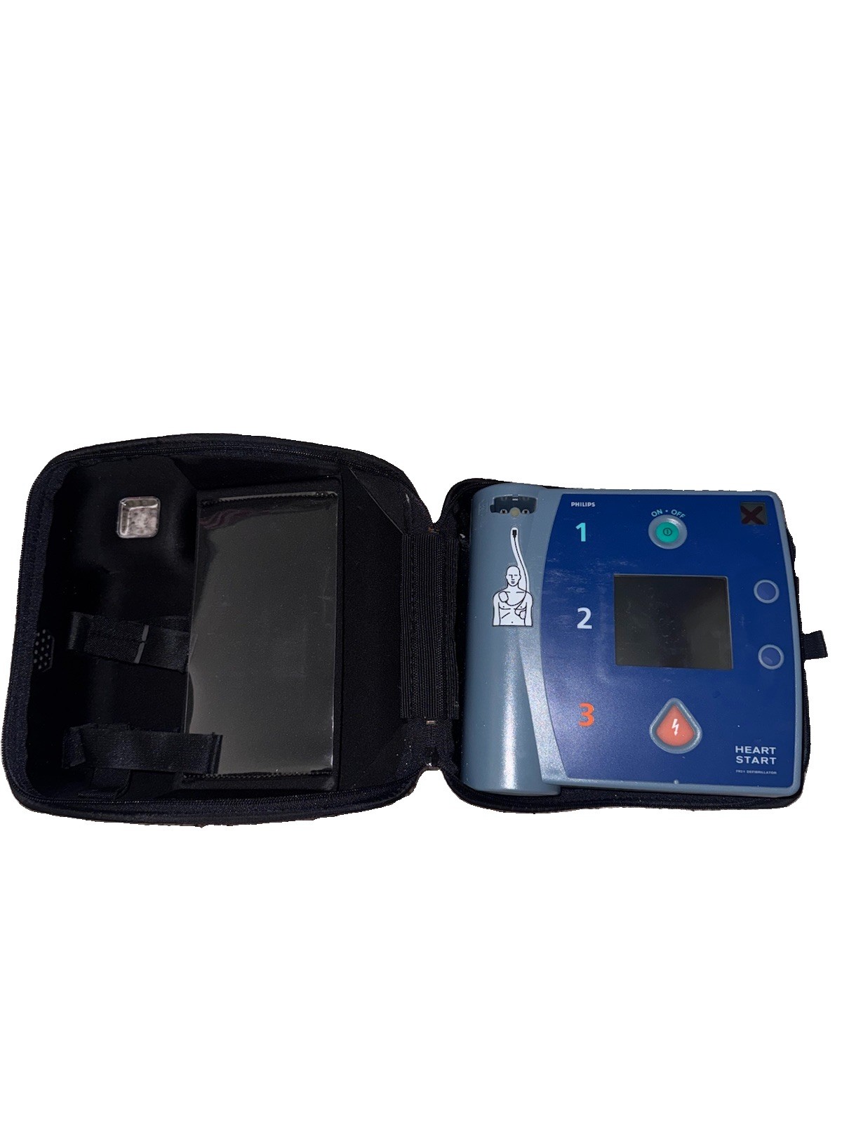 Philips Heartstart FR2+ Automated External Defibrillator (AED) with Case