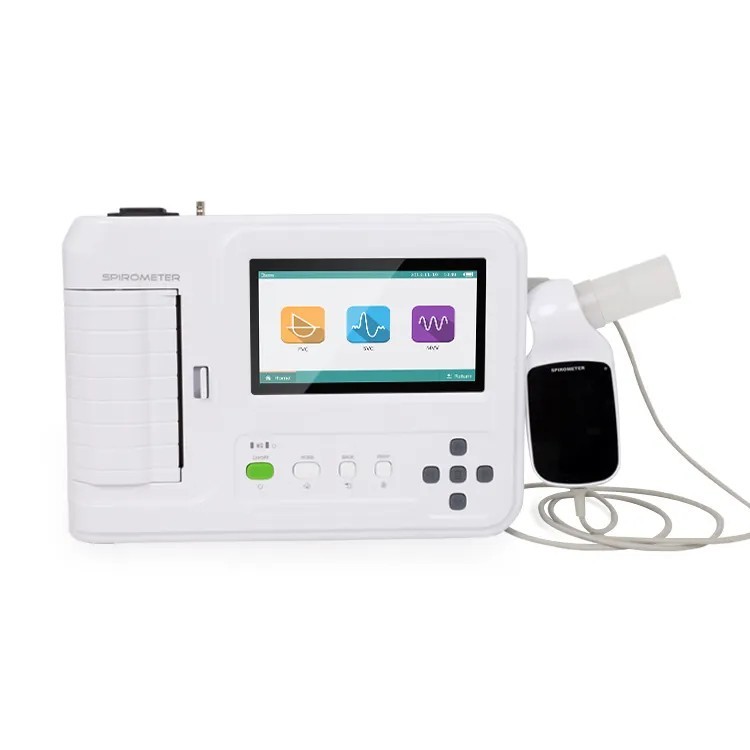 Touch Handheld Spirometer Vitalograph Lung Diagnostic Device Software Printer