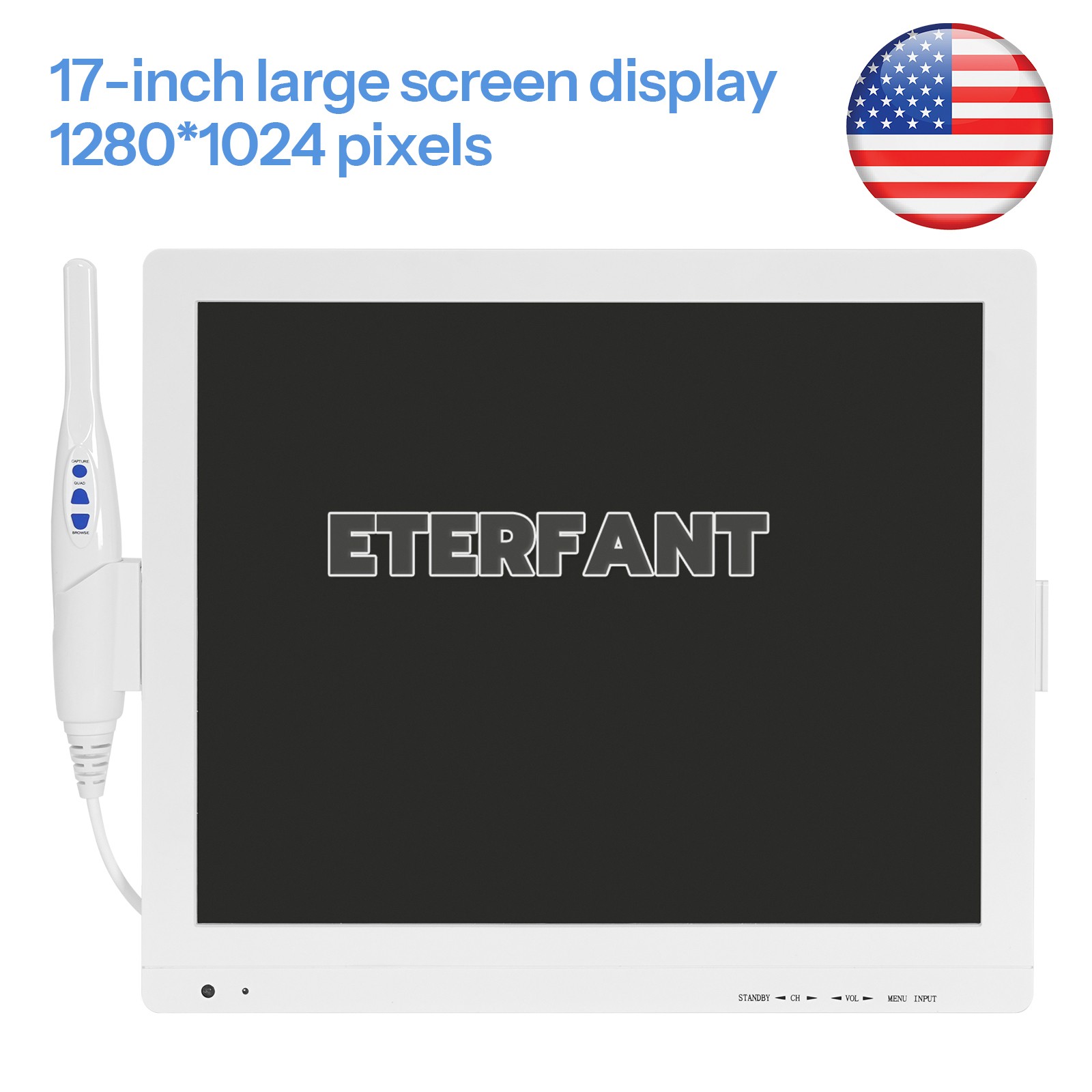 17 inch Dental Intra Oral Camera 6 LED High-definition Macro Lens/Protect Covers