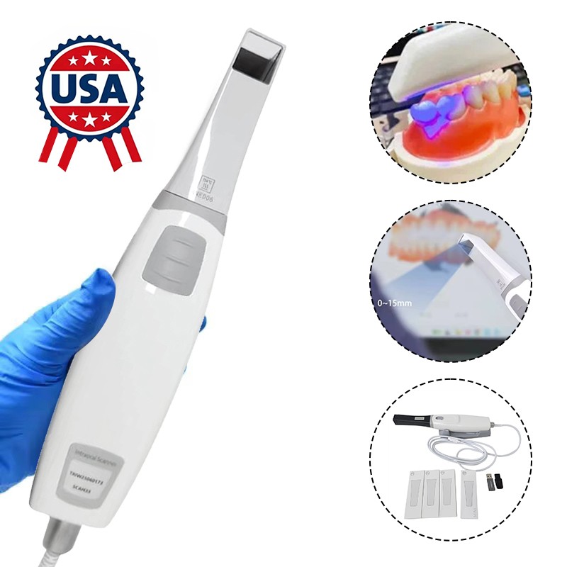 Dental 5Lights LED E-Generator High Speed Fiber Optic Handpiece 4Hole Shadowless