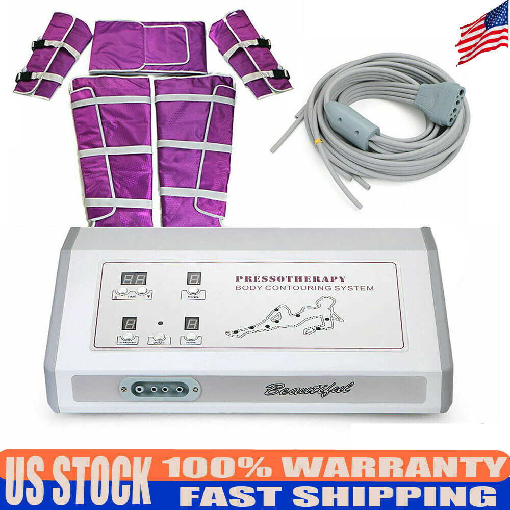50W Air Pressure Pressotherapy Lymphatic Drainage Sliming Machine Body Suit 110V