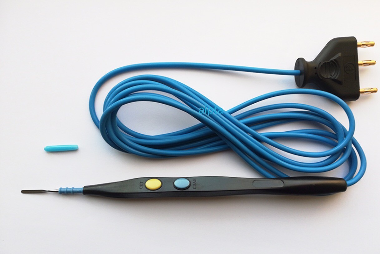 Hand Control Electric High Frequency Operation Reusalbe Cautery Pencil