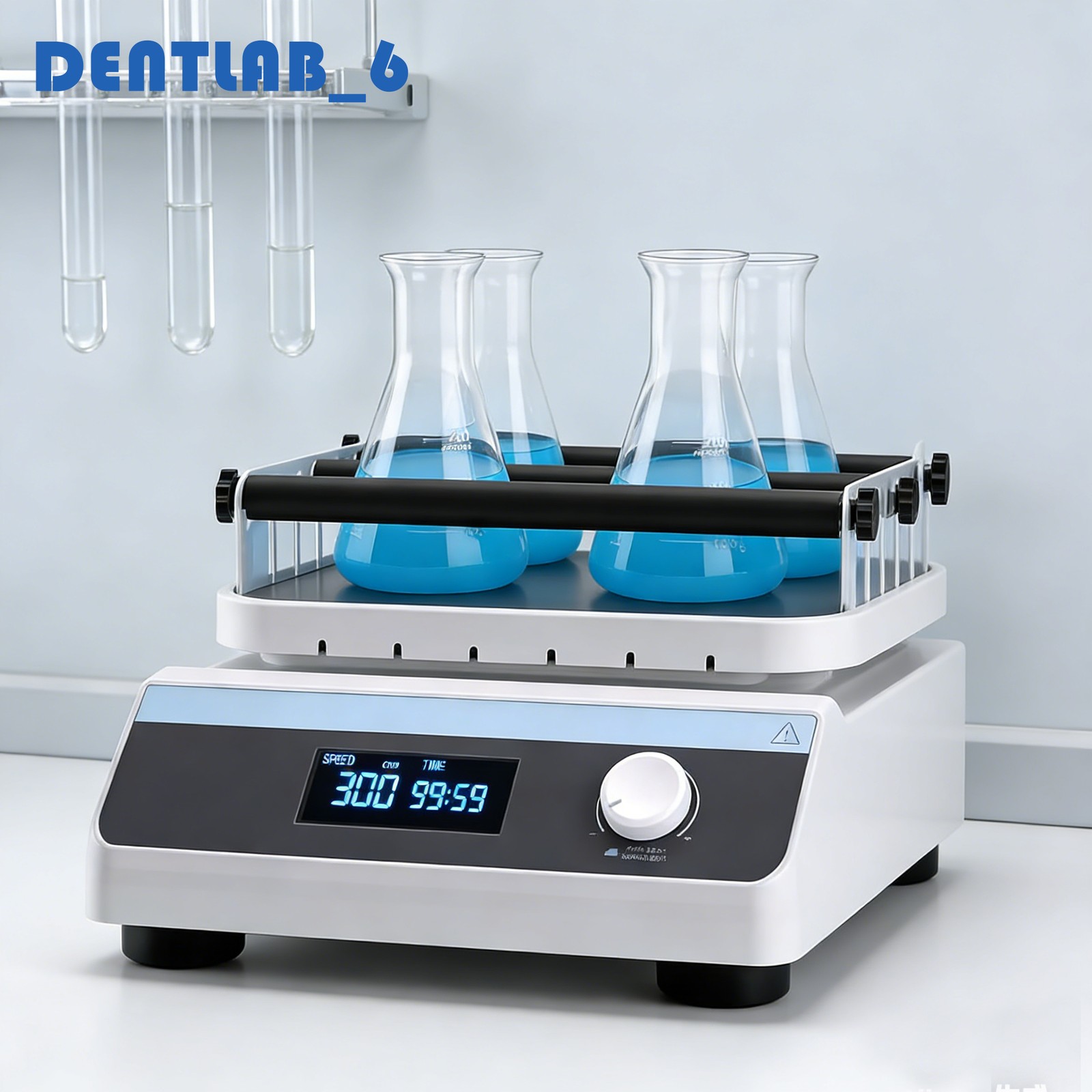 Oscillator Lab Mixer Orbital Shaker timer 40-300RPM 20mm Amplitude LCD Display