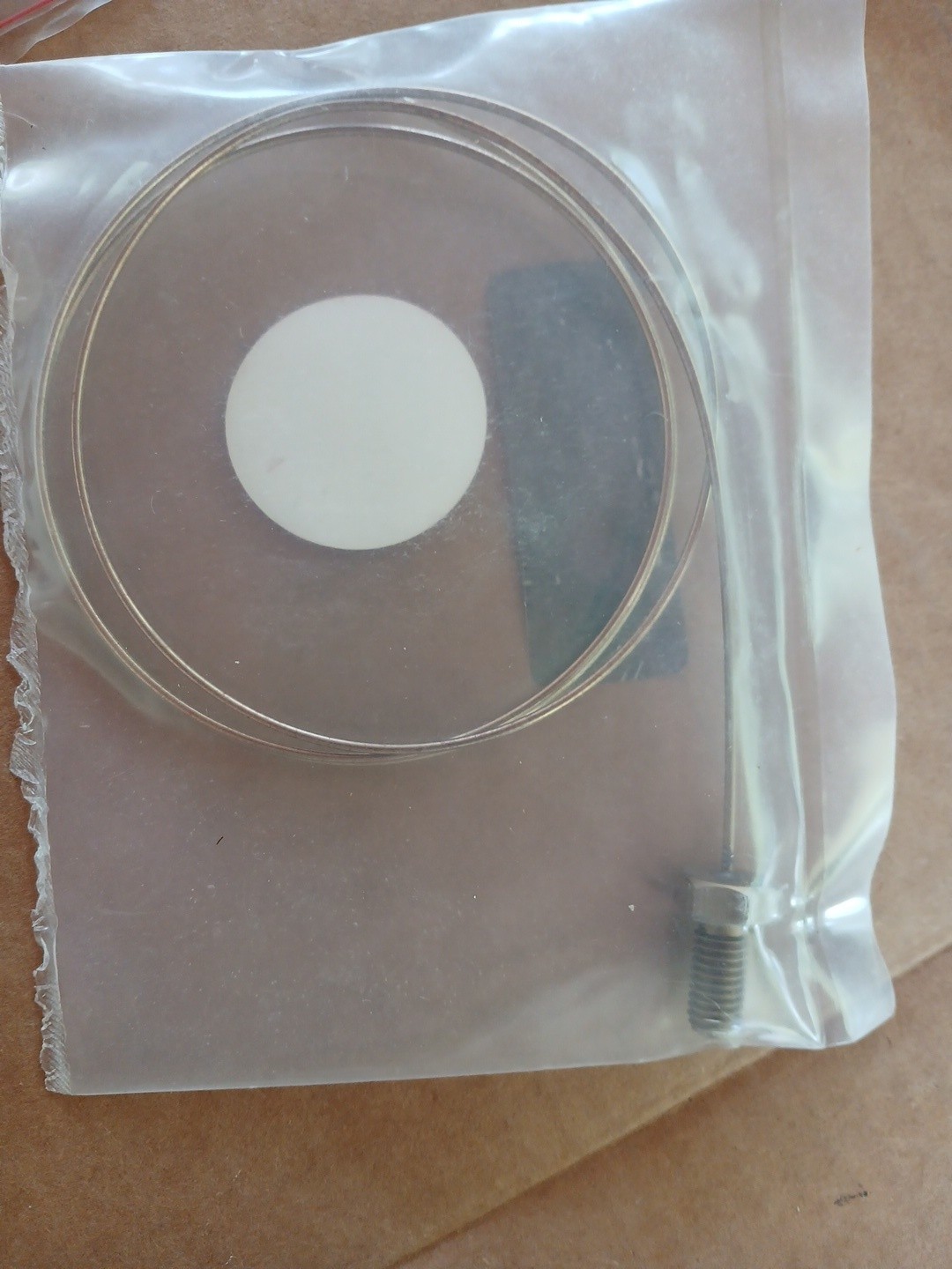 Varian Agilent 03-917137-00 Bulkhead Tube Assembly GC Chromatography Gas Line