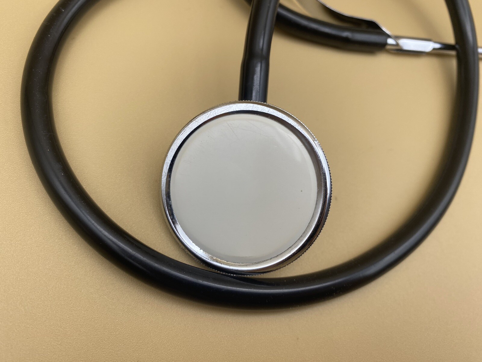 Unbranded Traditional Acoustic Functional Single Head Stethoscope | Black