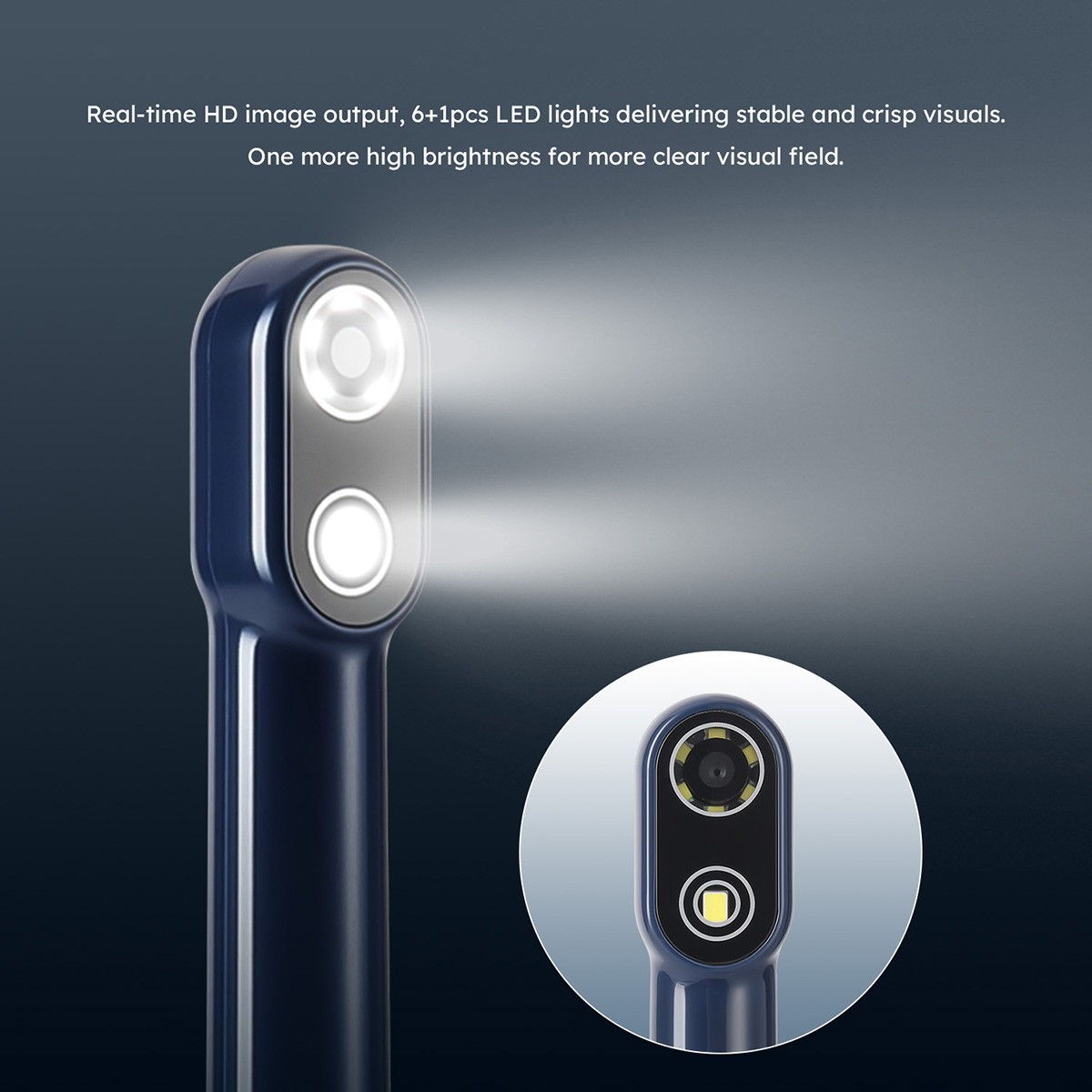 Dental 1/4 CMOS Wifi Intraoral Camera Digital Imaging 7 LEDs Automatic Focusing