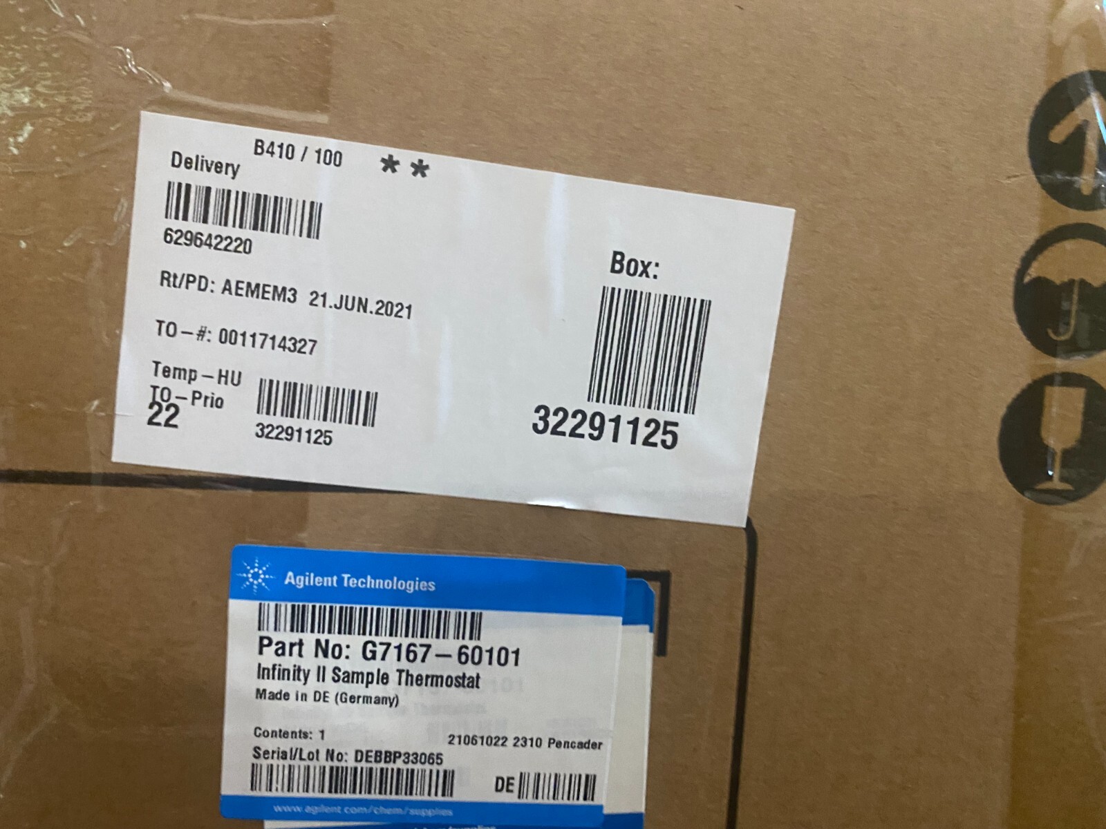Agilent G7167-60101 Infinity II Sampler Thermostat 30 days money back