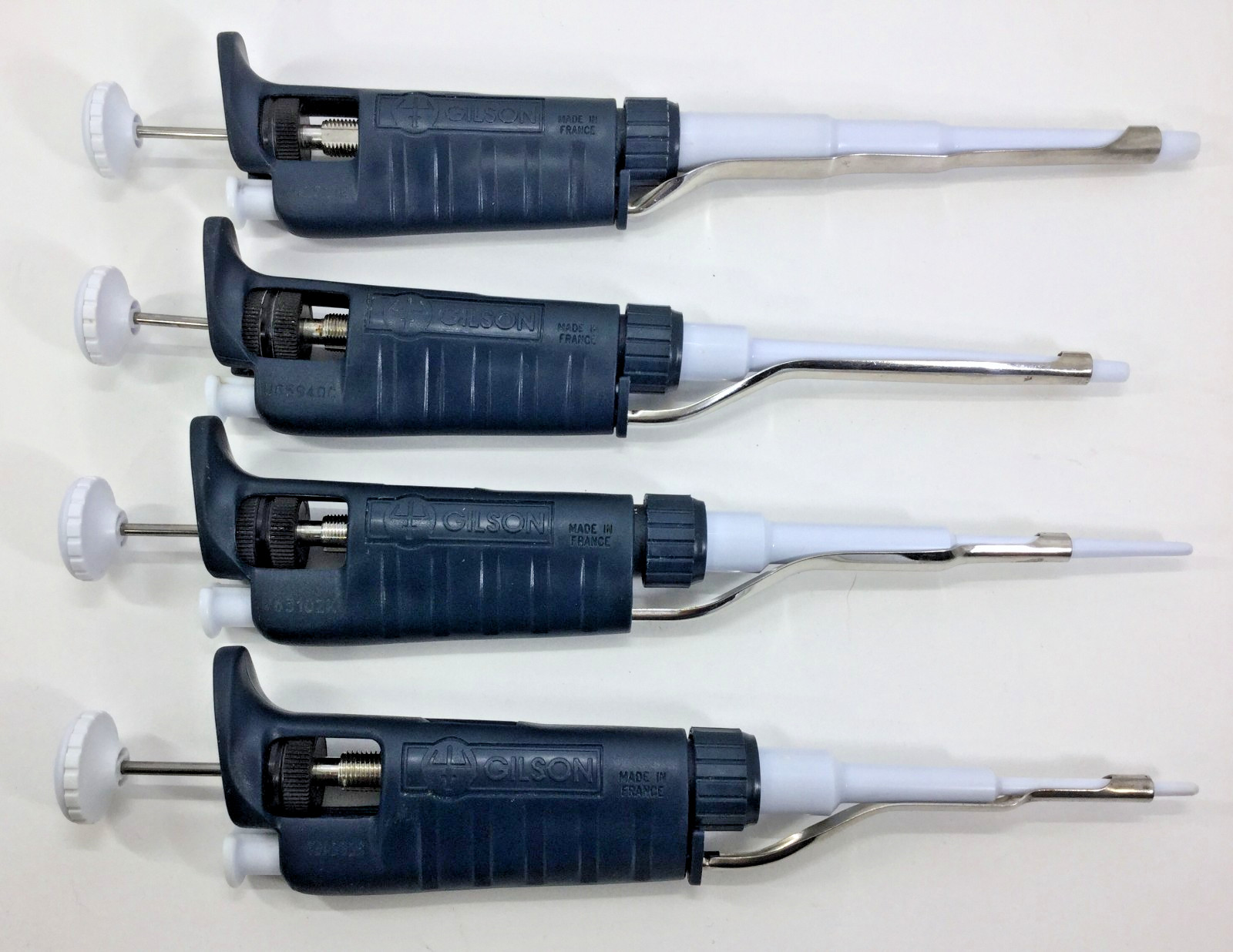 Gilson Pipetman Modern Classic Pipette Set | P10, P20, P200, P1000 | Calibrated