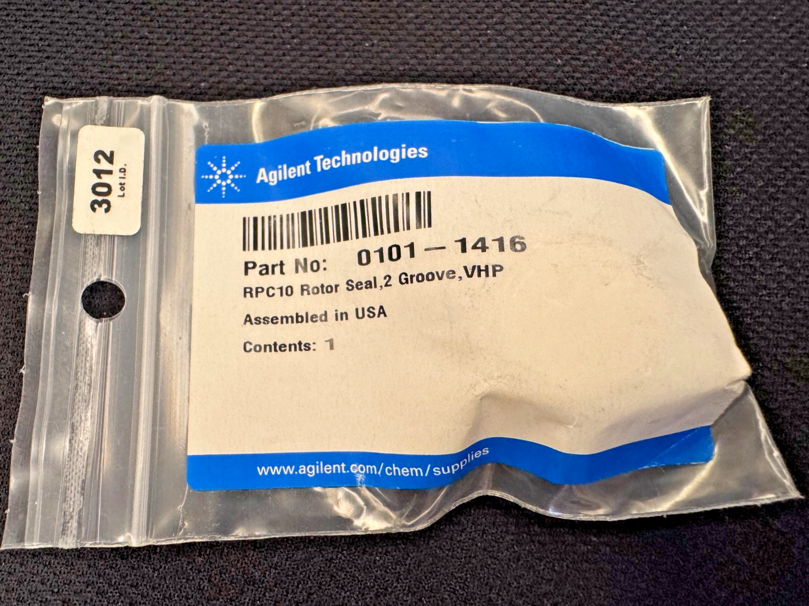 1PC Agilent 0101-1416 Rotor seal 2-position 6-port injection valve NEW