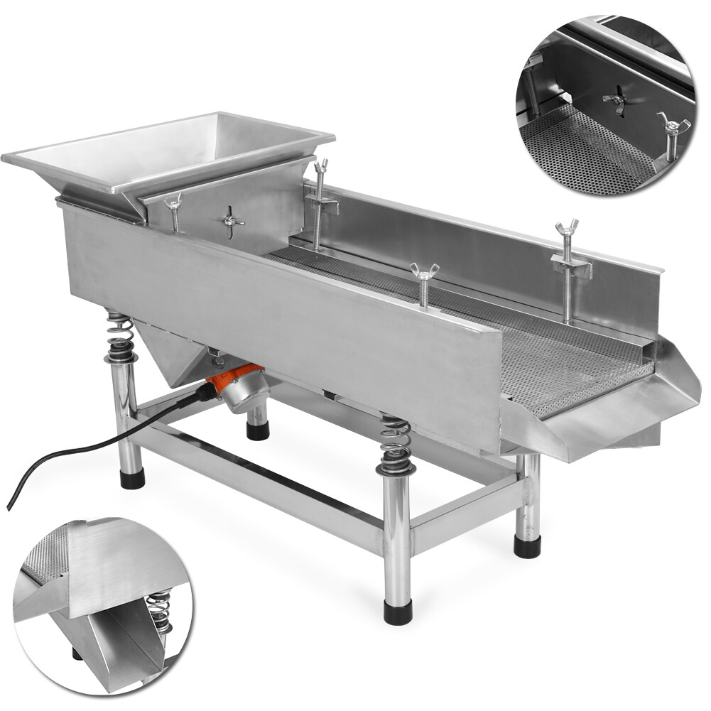Commercial Vibrating Sifter Electric Strainer 110V Screening Machine Shaker USA