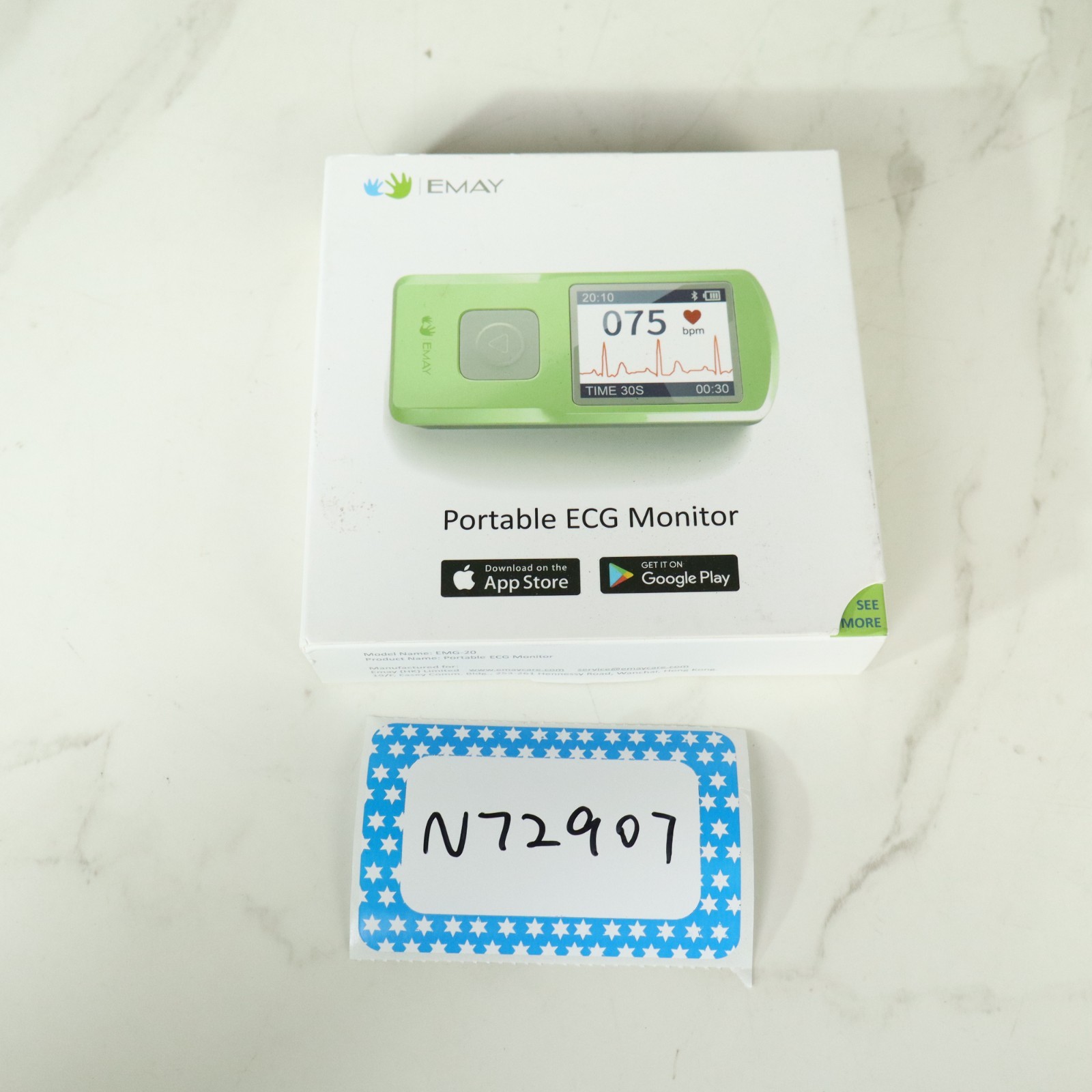 EMAY 6L Portable ECG Monitor – Record ECG & Heart Rate in 6 Channels Sealed
