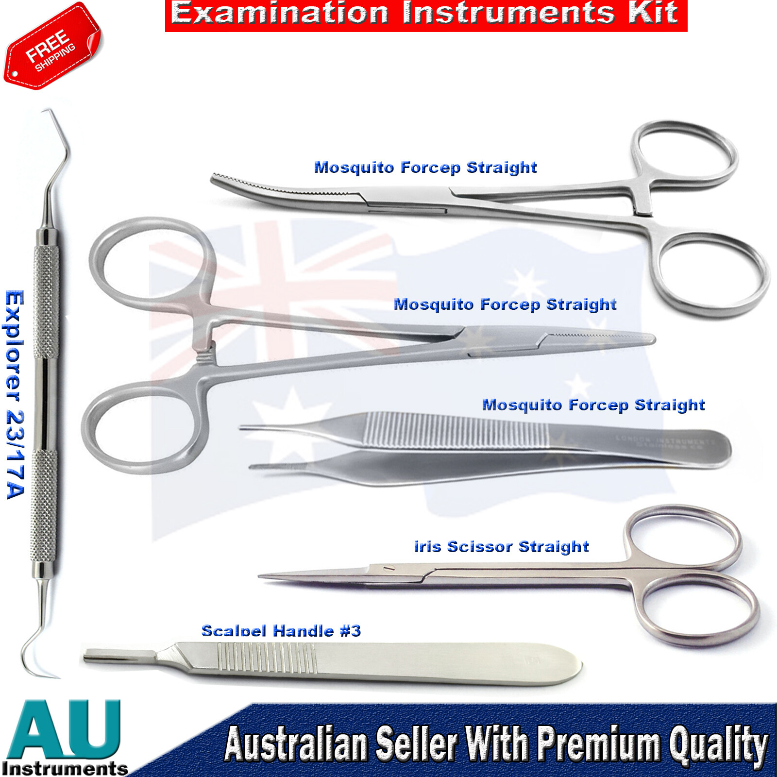 Oral Surgery Dissecting Dissection Veterinary Surgical Scissor & Scalpal Handle