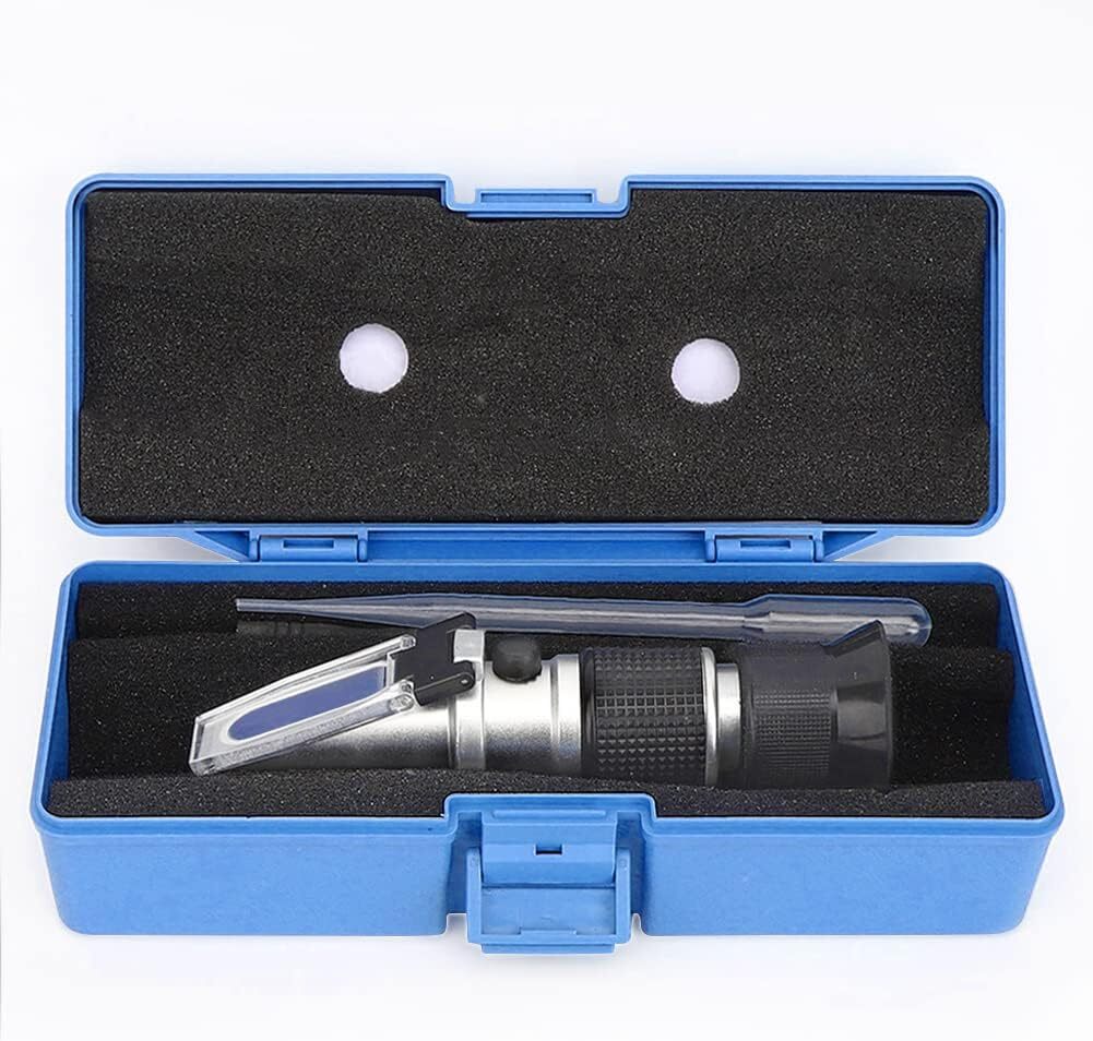 0-90% Handheld Refractometer Brix Sugar Honey Juice Homebrew Measure Scale ATC