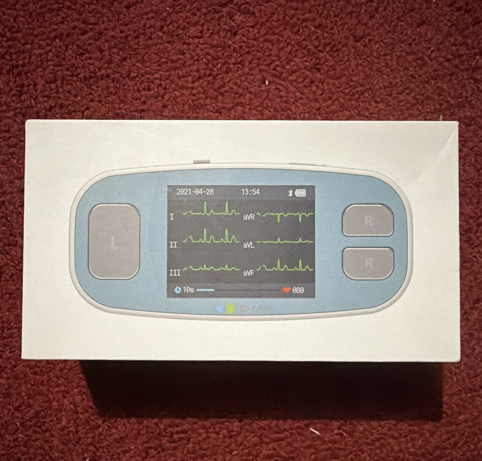 EMAY EMG-6L Portable Handheld Digital 6-Lead ECG Monitor Cardiology