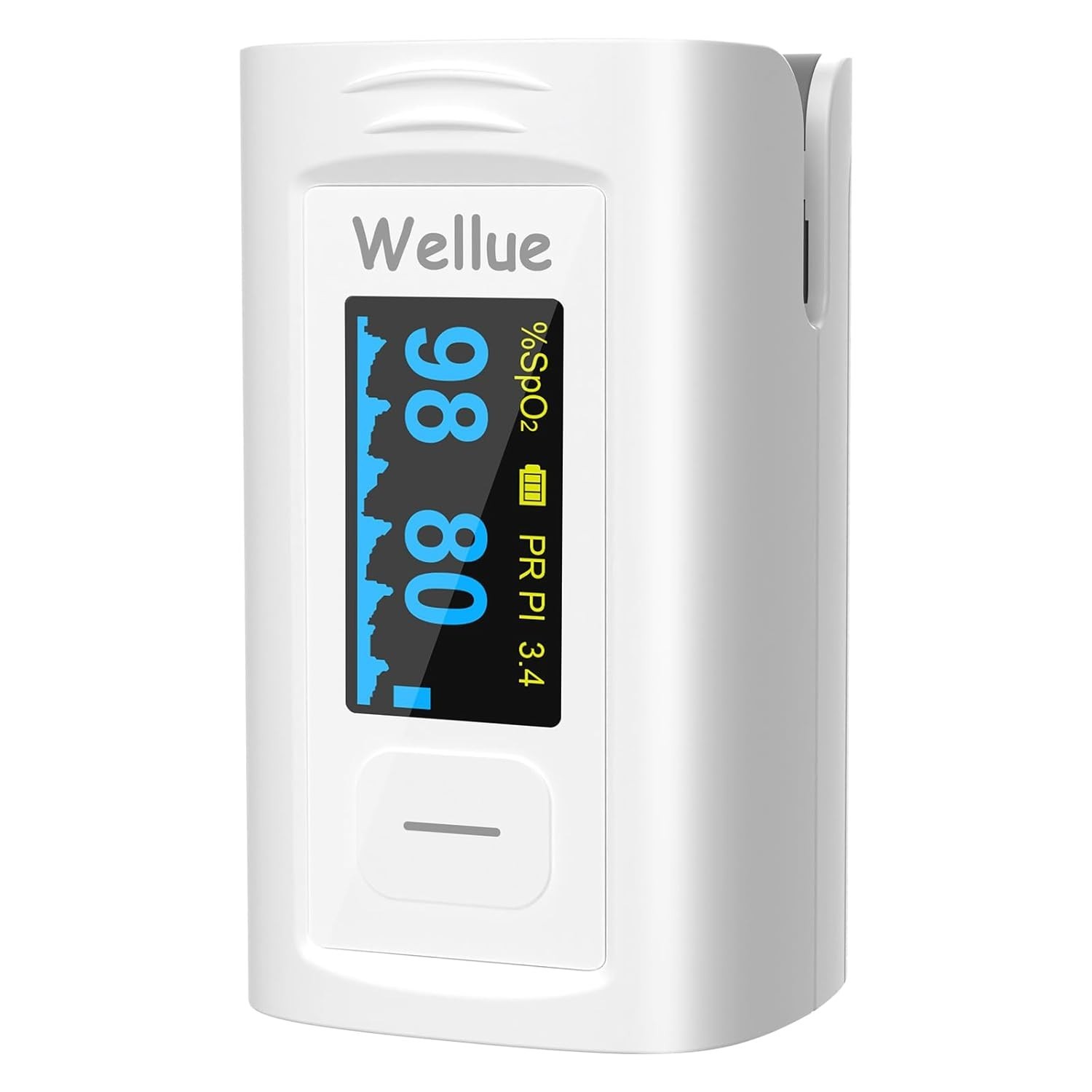 Accurate Fingertip Oximeter with Beep Reminder and Built-in Memory for Athletes