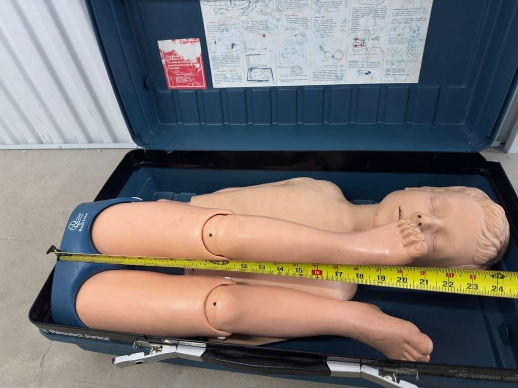 Laerdal Resusci Junior CPR Trainer Dummy System Model 2405 w/ Hard Case – EMT &