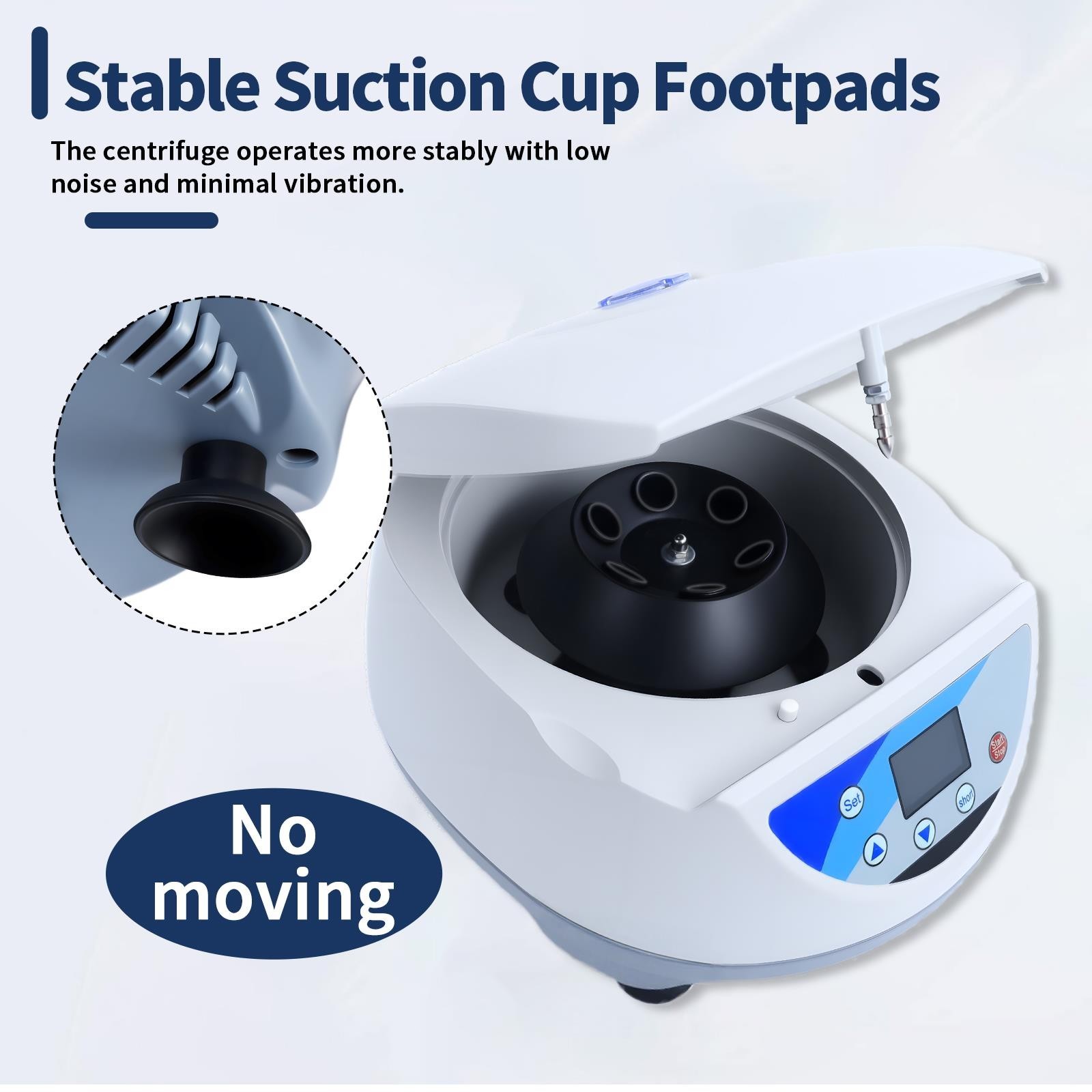 110v Electric Centrifuge Machine w/6×10/15ml Rotor Bench-topLab Centrifuge
