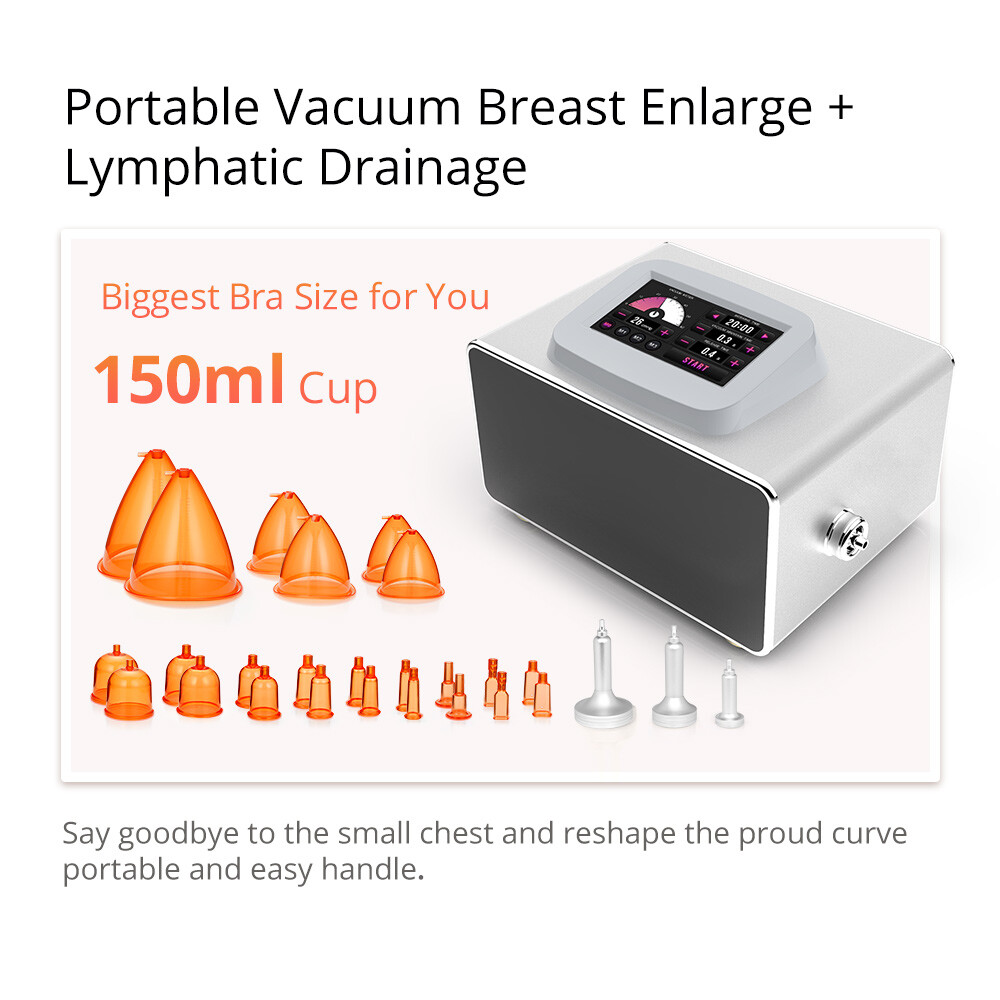 Pro 150ml Breast Enlarge Butt Tighten Machine Full Body Cupping Massage Device