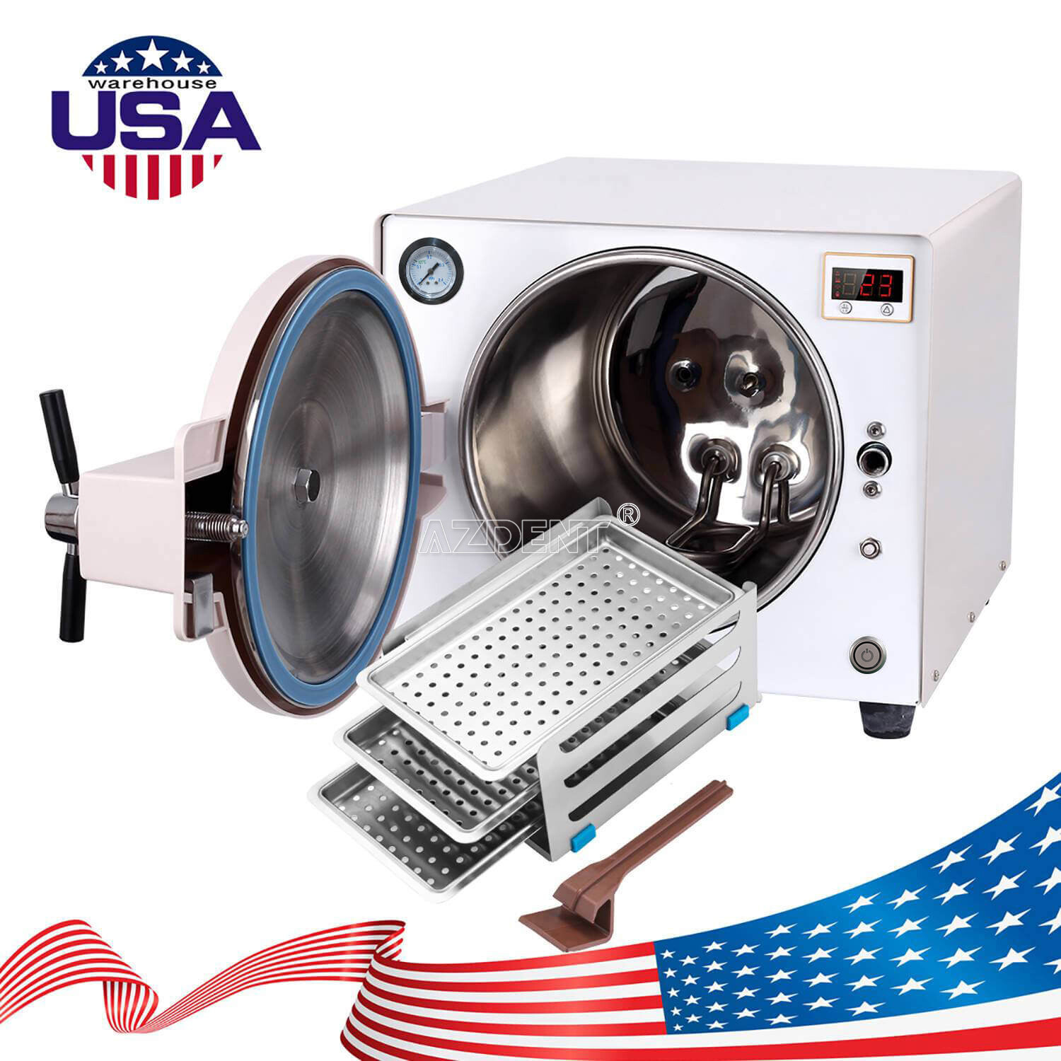 14L /18L Dental Medical Autoclave Vacuum Steam Sterilizer /Ultrasonic Scaler