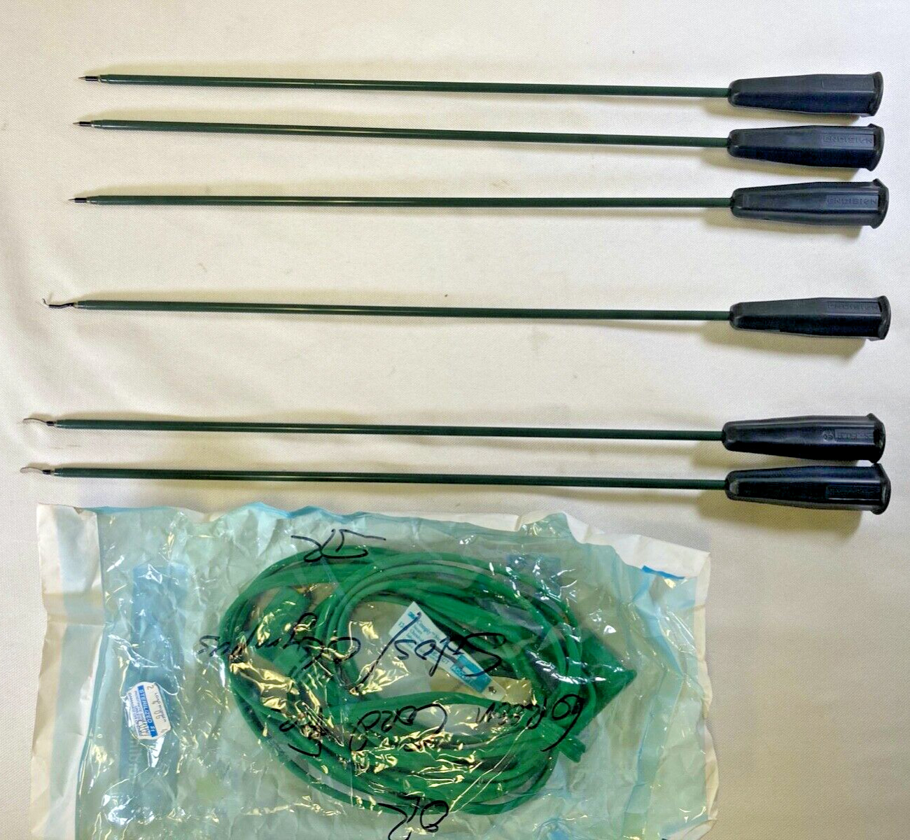 Set of6 Encision Electroscope 5mm x 35cm Insulated Reusable Monopolar Electrodes