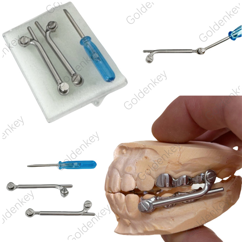 Dental Herbst Appliance Set Device Orthodontic Class II Corrections Dentaurum