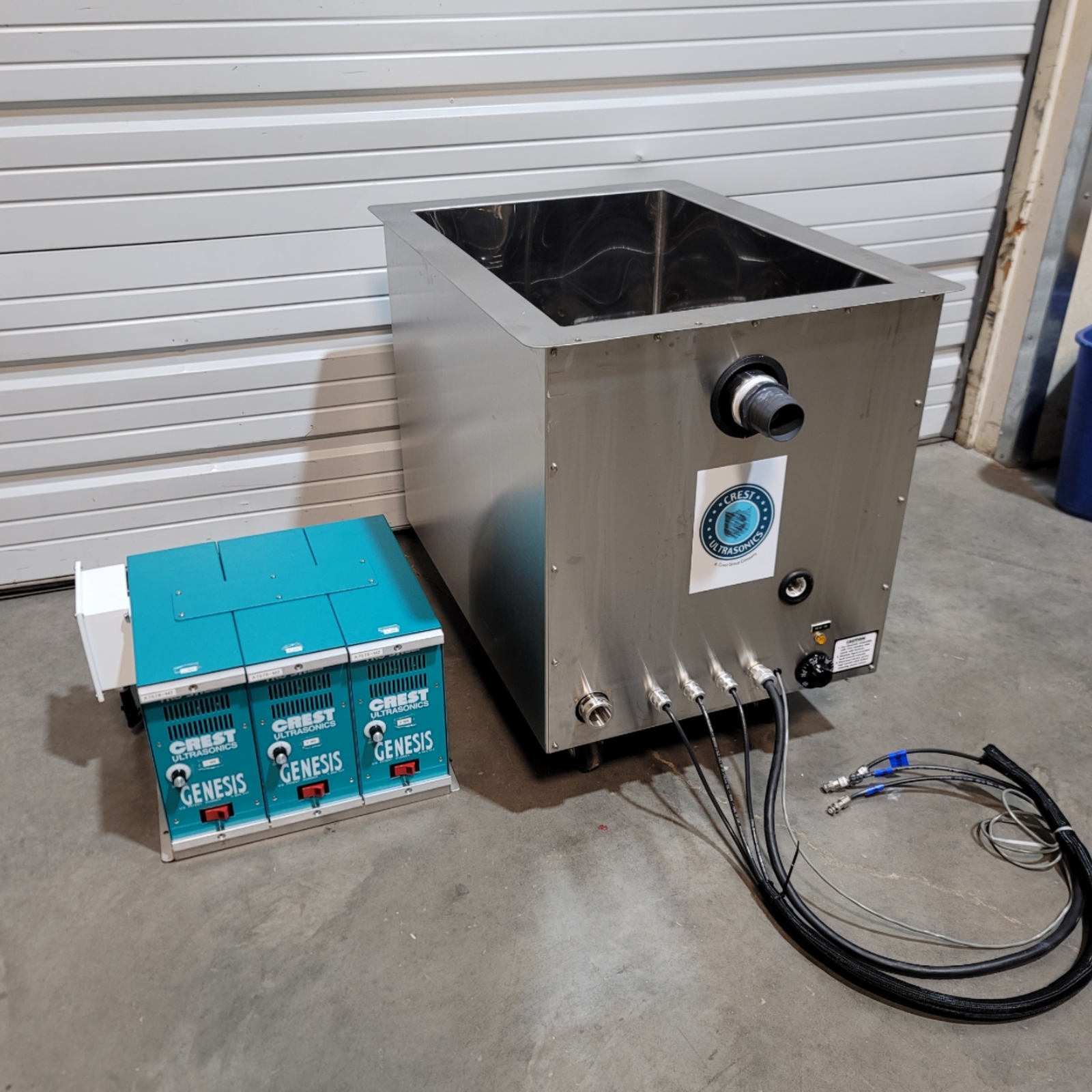 Crest 4HT-1826-18-SP Ultrasonic Cleaning Tank 1500W 40kHz 33Gal 18″ x 26″ x 18″