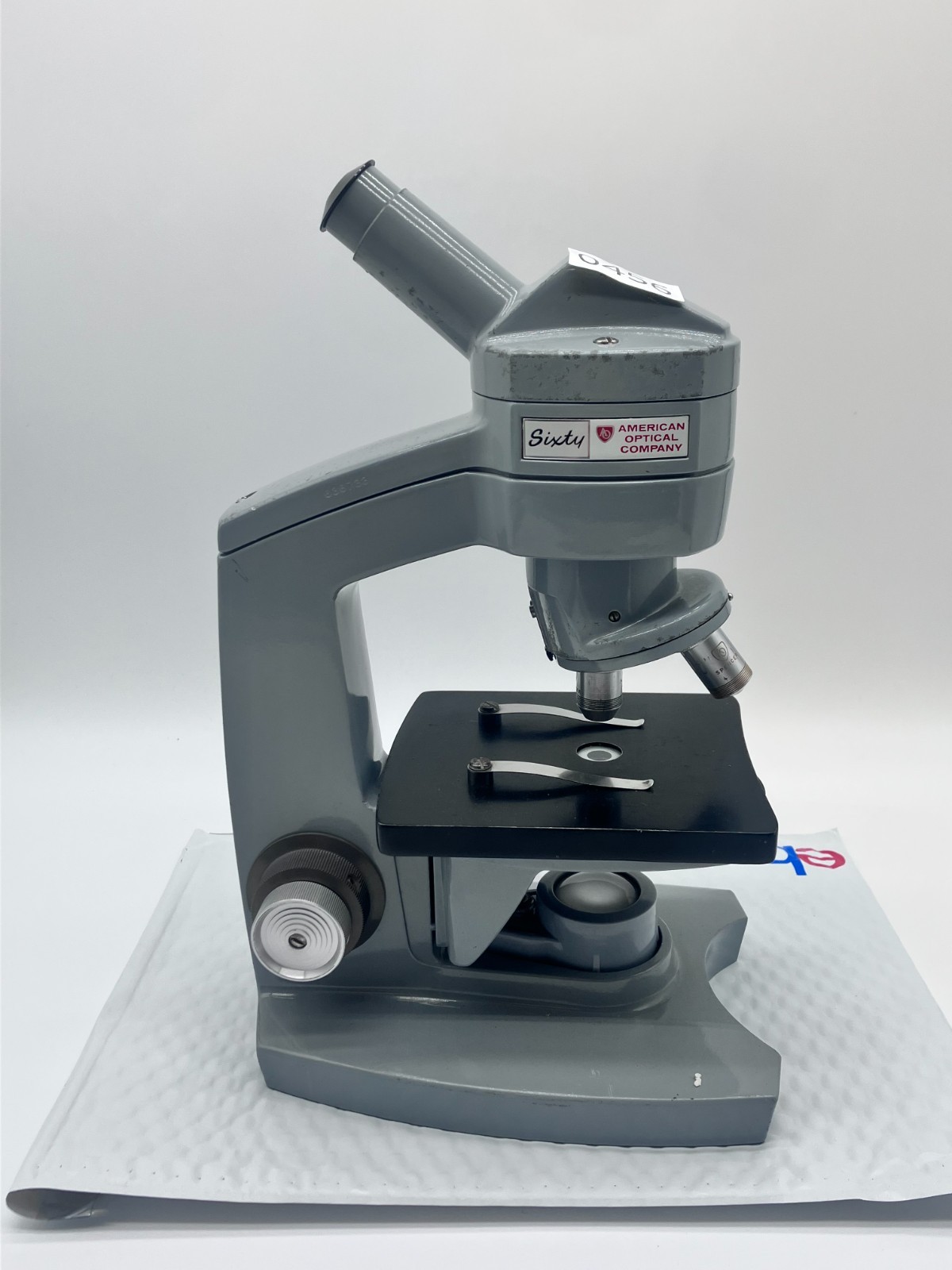 American Optical Company Sixty 60 Spencer Monocular Microscope w/10x