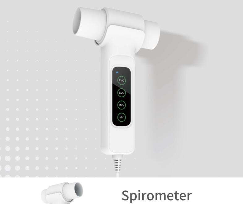 Portable PC Based Handheld Spirometer Pulmonary Function Lung Volume Software