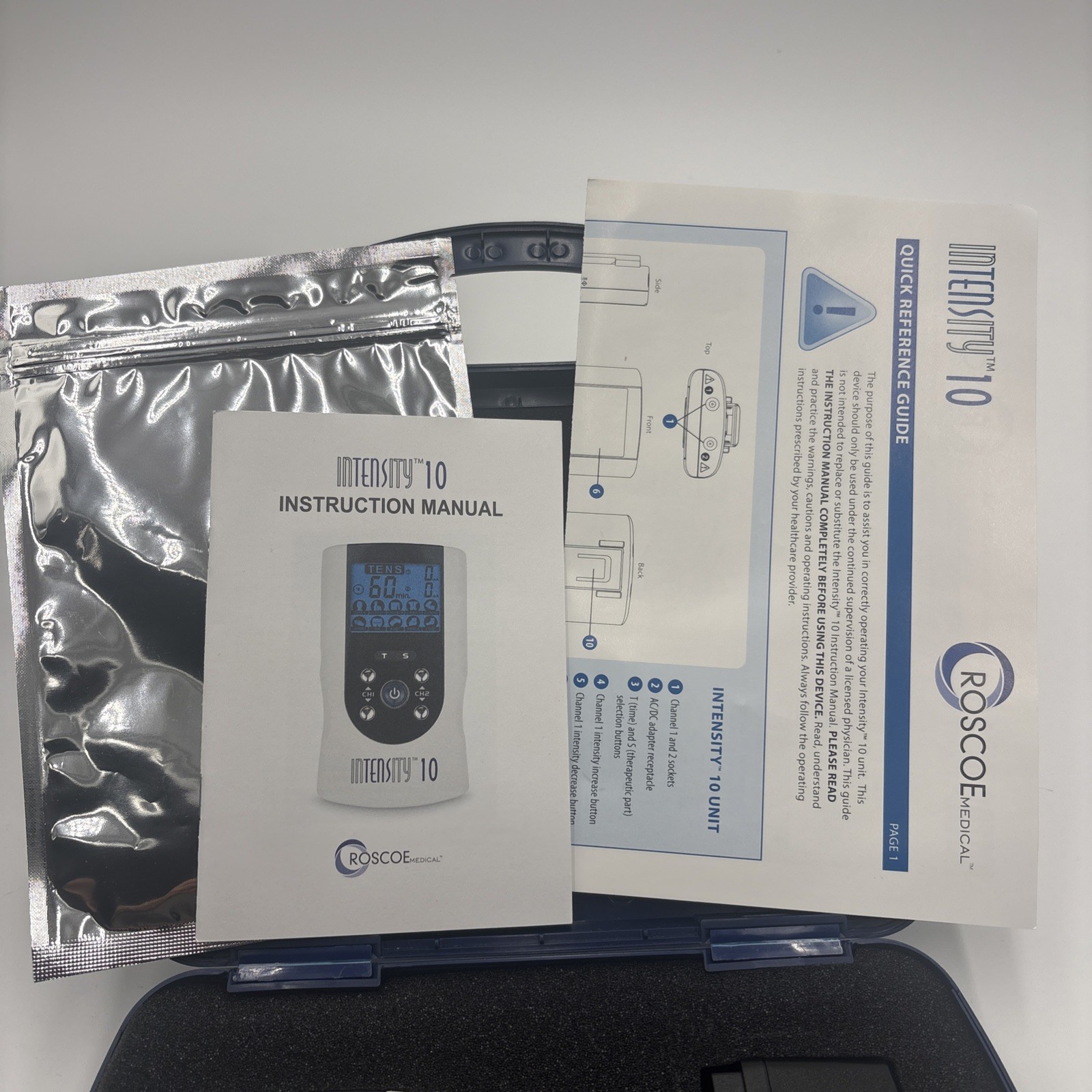 InTENSity 10 Digital TENS Unit 2-Channel AC DC Pain Relief Device