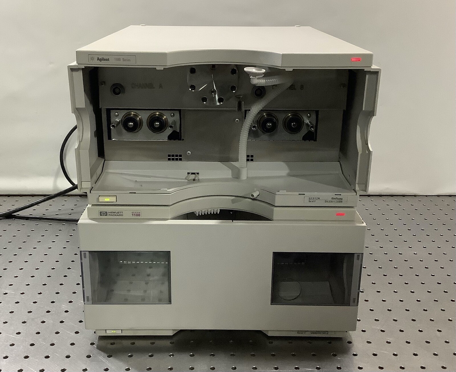 Lot of 2 Agilent Hewlett Packard 1100 Series HP HPLC G1312A Bin Pump