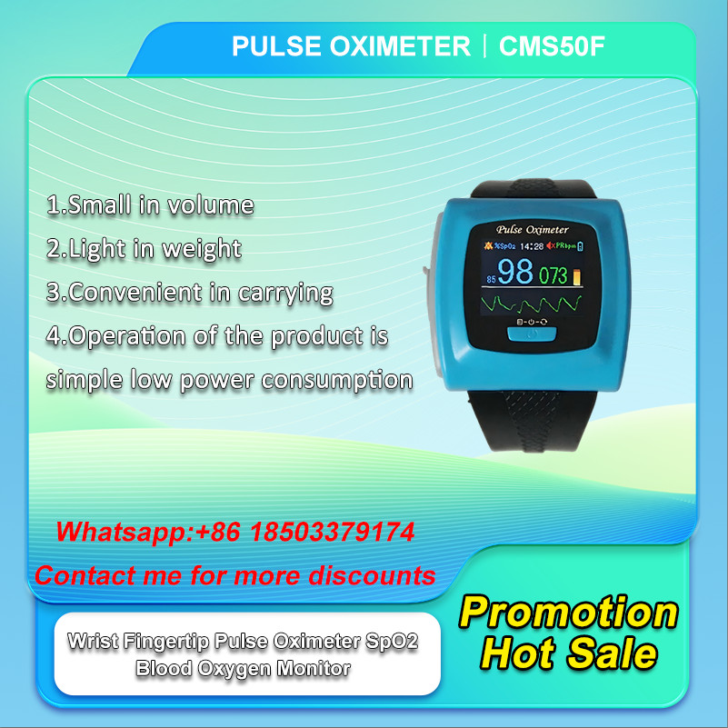 CMS50F wrist pulse oximeter – probe type blood oxygen monitor