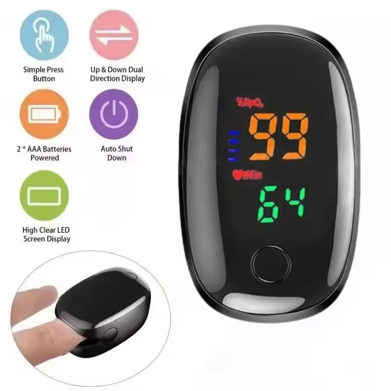 OLED Finger Pulse Oximeter Blood Oxygen Monitor SpO2 Heart Rate Tester