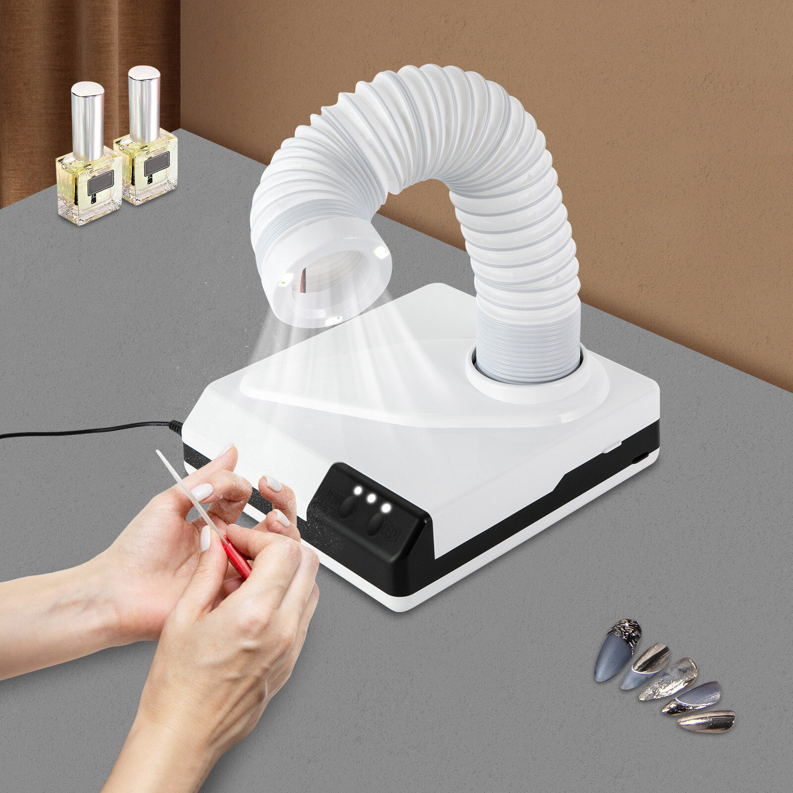 Dentistry Vacuum Cleaner Dental Lab Vacuum Cleaner With 3 LED Spotlights 60W