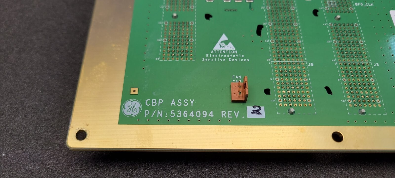 GE LOGIQ S8 ULTRASOUND CBP ASSEMBLY BOARD 5364094