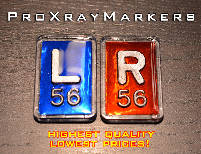 XRay Markers 1 Pair (1 Left and 1 Right)