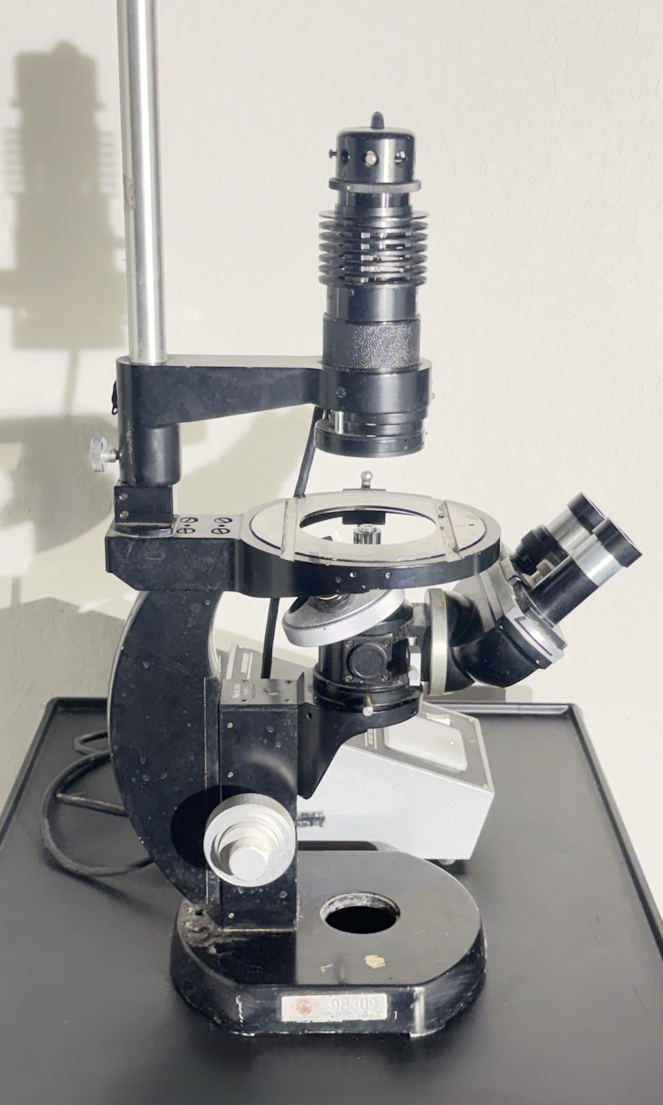 Nikon Binocular Compound Microscope Upright 38556 CK10x Japan Lab Black