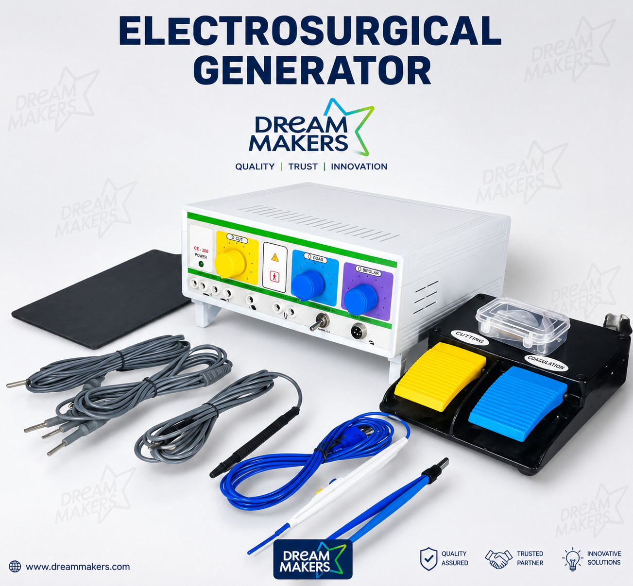 Electrosurgical Machine 300 Watt Solid State Electric Analog 110V 220V FREE SHIP