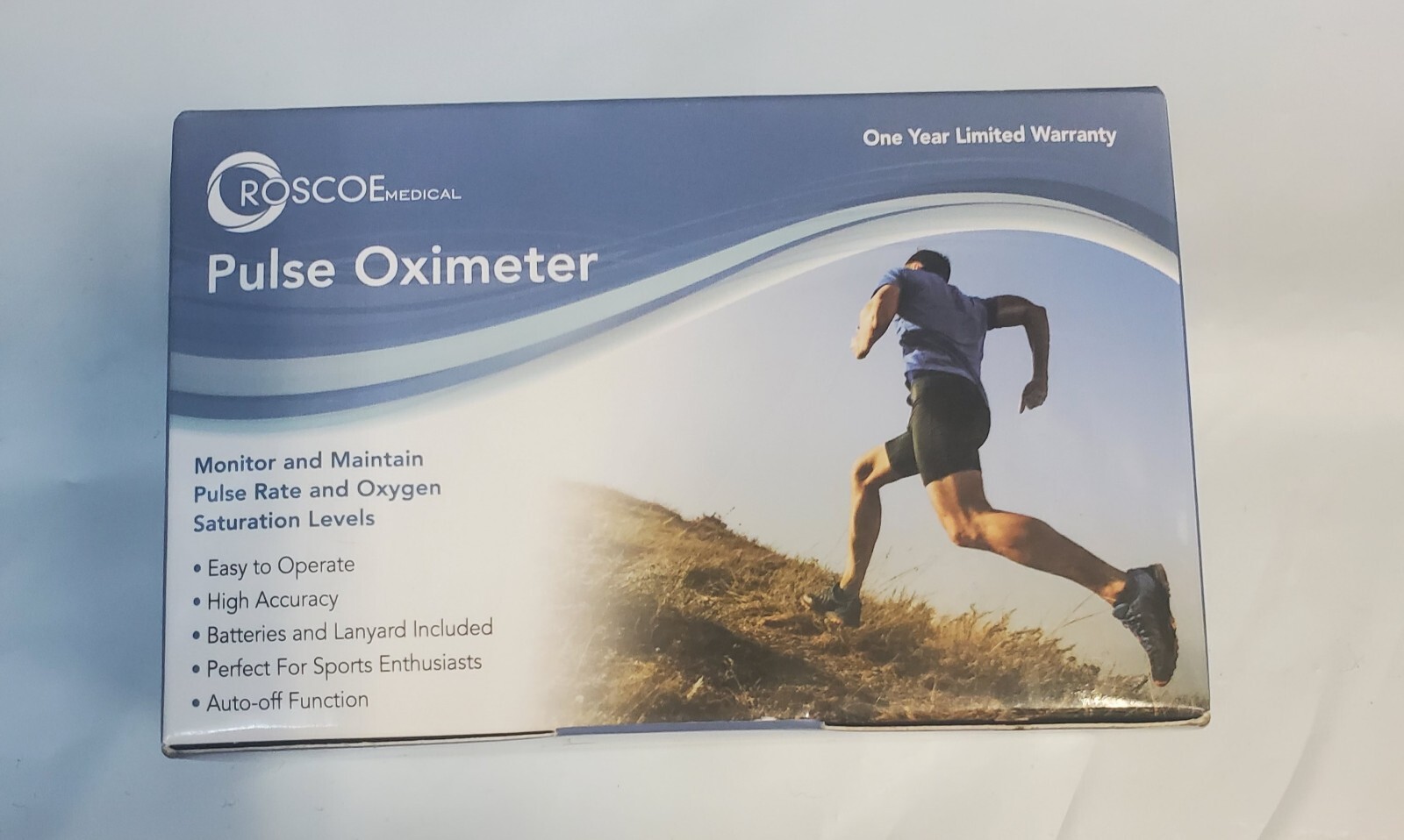 Roscoe Medical Pulse Oximeter Fingertip Oxygen & Heart Rate Monitor – New in Box
