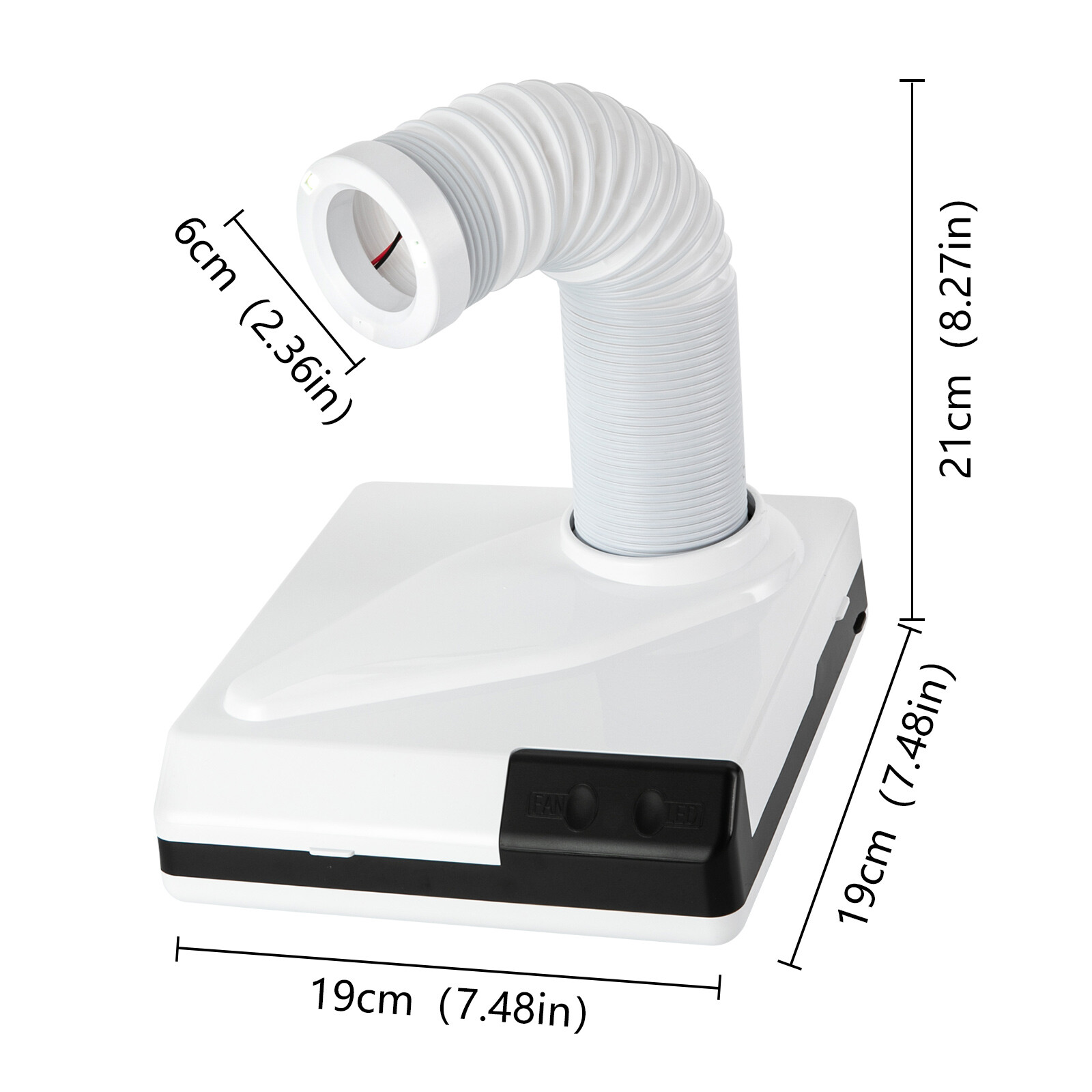 Dentistry Vacuum Cleaner Dental Lab Vacuum Cleaner With 3 LED Spotlights 60W