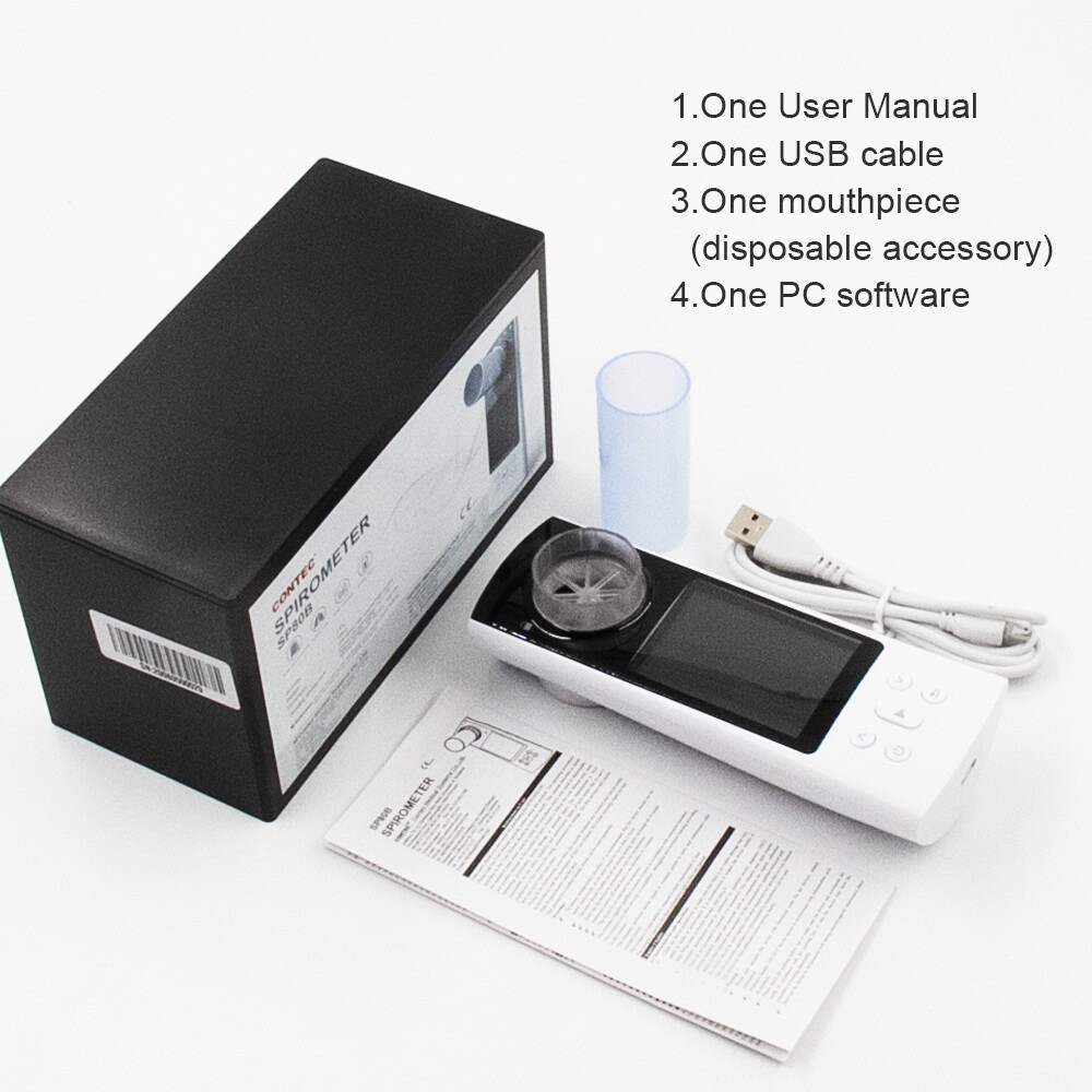 Bluetooth Spirometer – Handheld Lung Function Tester with App
