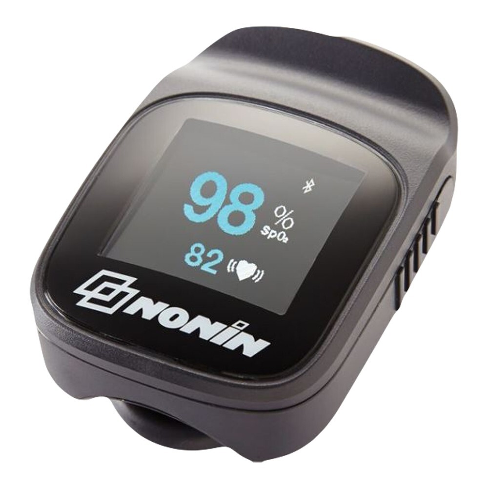 Nonin Fingertip Pulse Oximeter Connect Battery Operated Audible and Visual Alarm