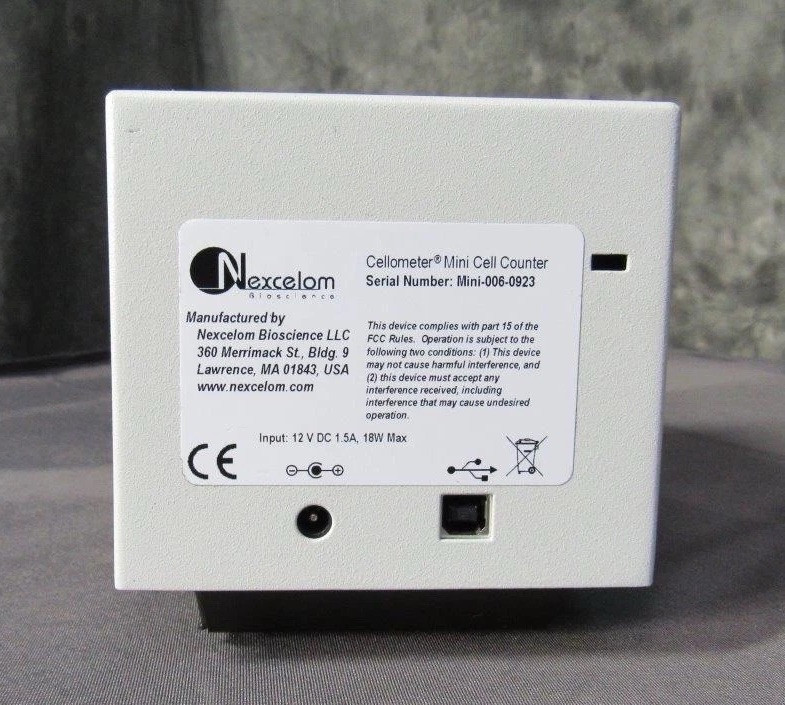Nexcelom Cellometer Mini PC Based Automated Cell Counter; Warranty