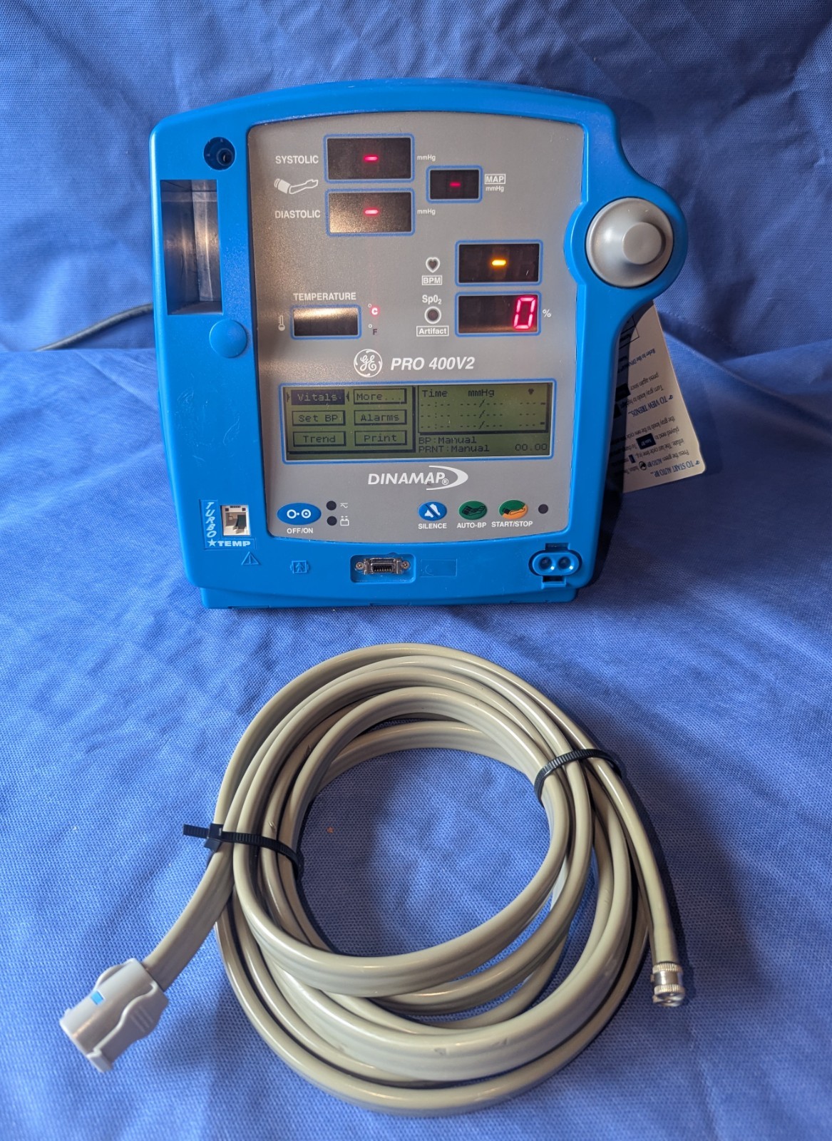 GE DINAMAP PRO 400V2 with BP Hose (REF: DP410N-EN)