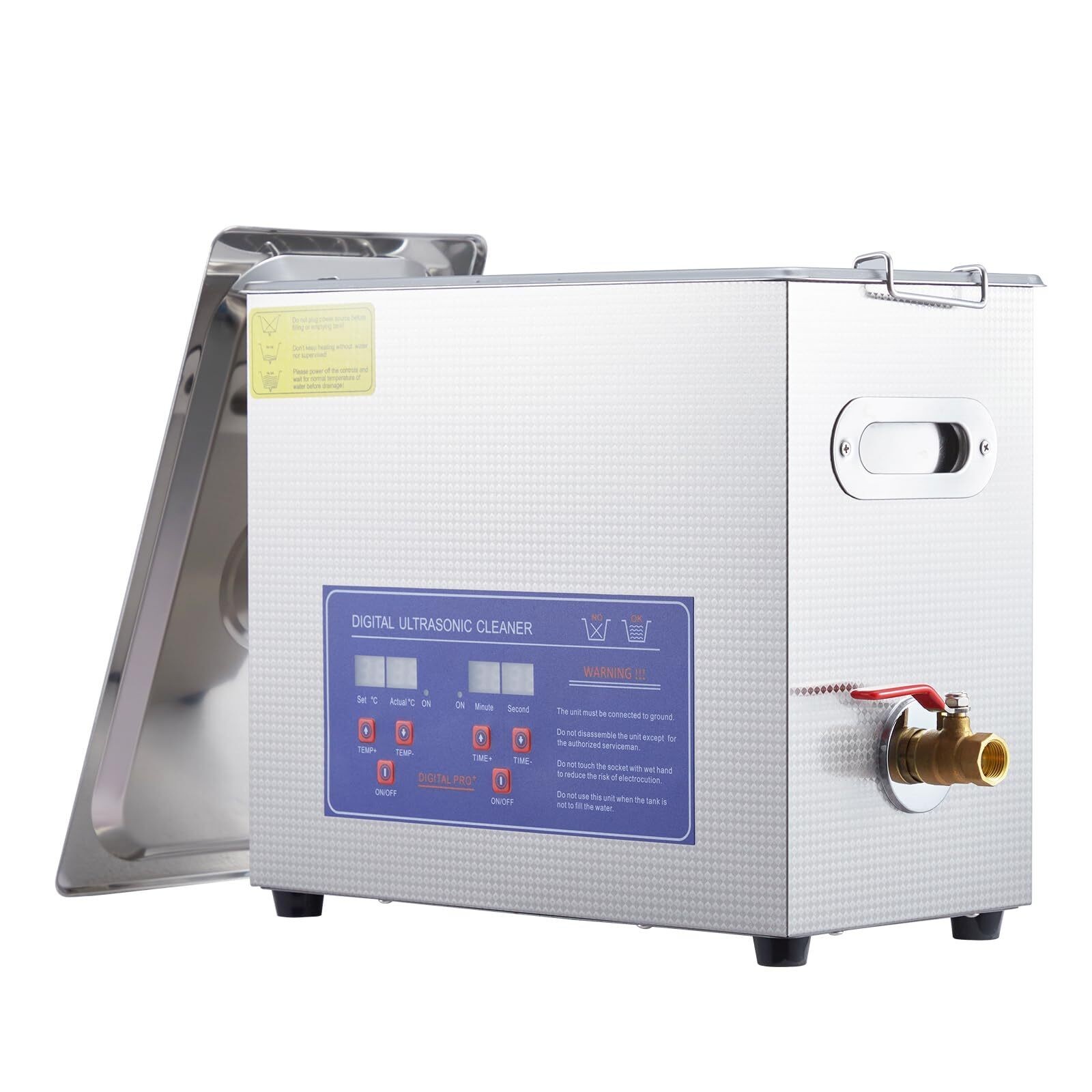 6.5 L Stainless Steel Industry Heated Ultrasonic Cleaner Heater with Timer