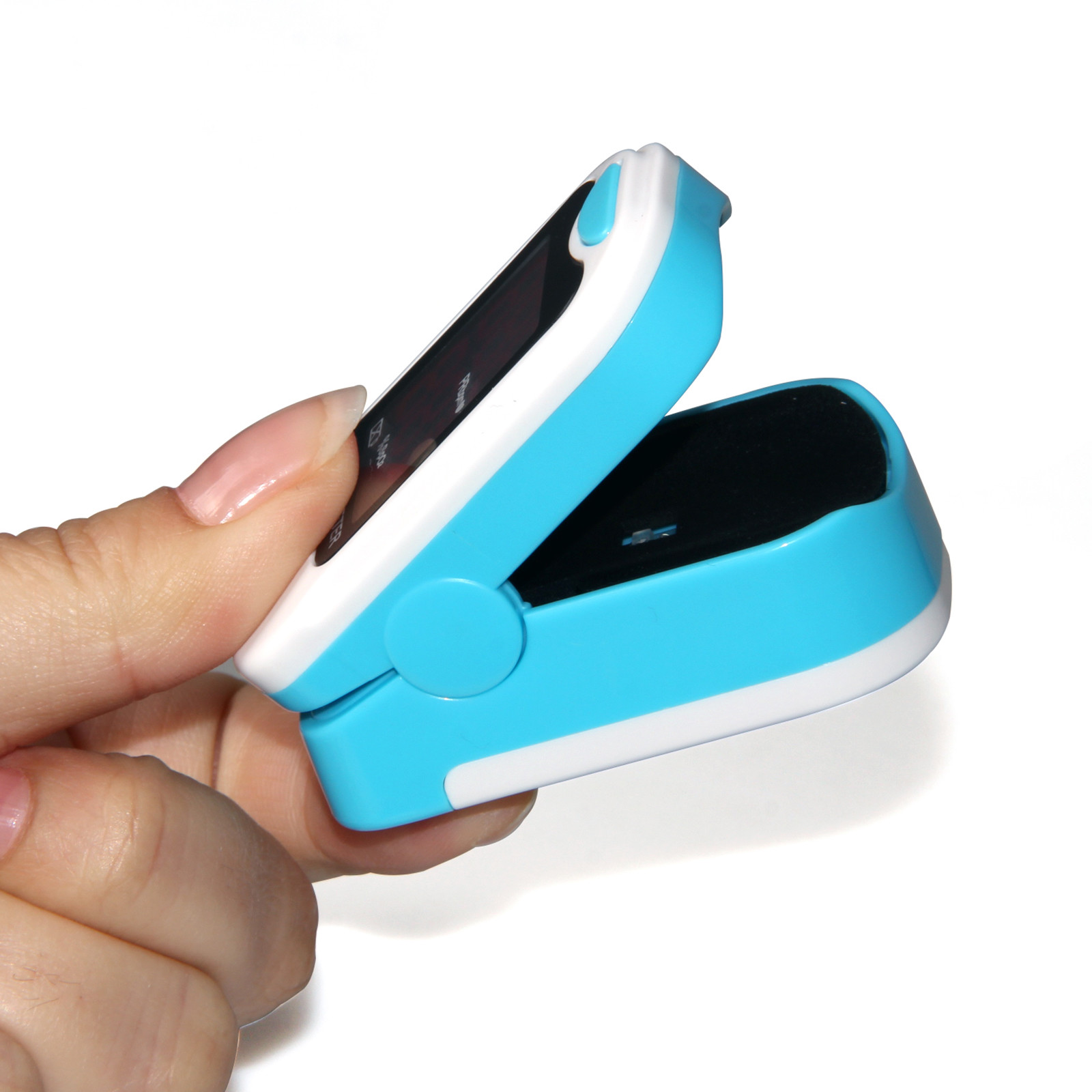 US seller LED Finger Tip Pulse Oximeter Blood Oxygen SpO2 Monitor lanyard