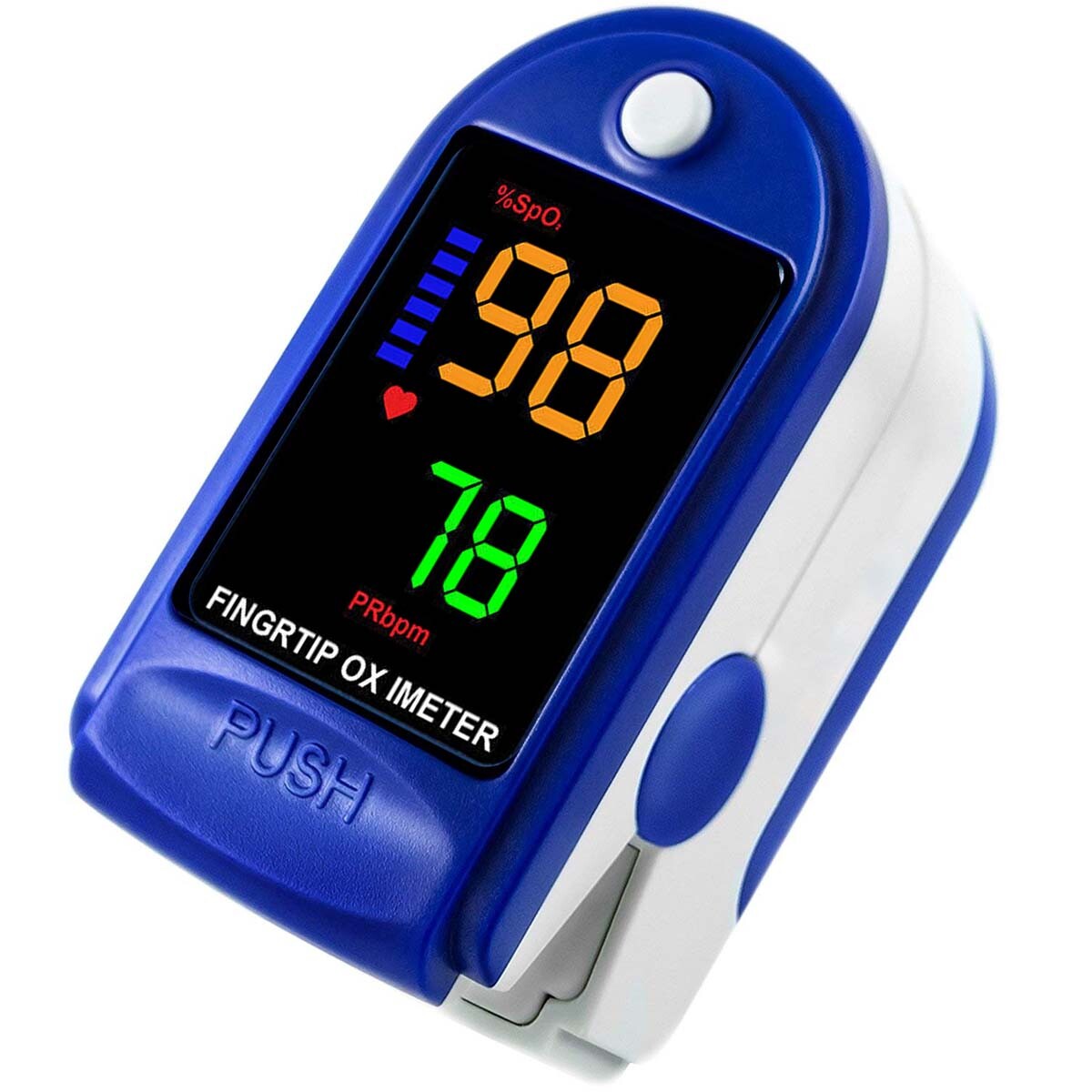 Finger Tip Pulse Oximeter Meter SpO2 Oxygen Saturation rate Heart Blood Monitor