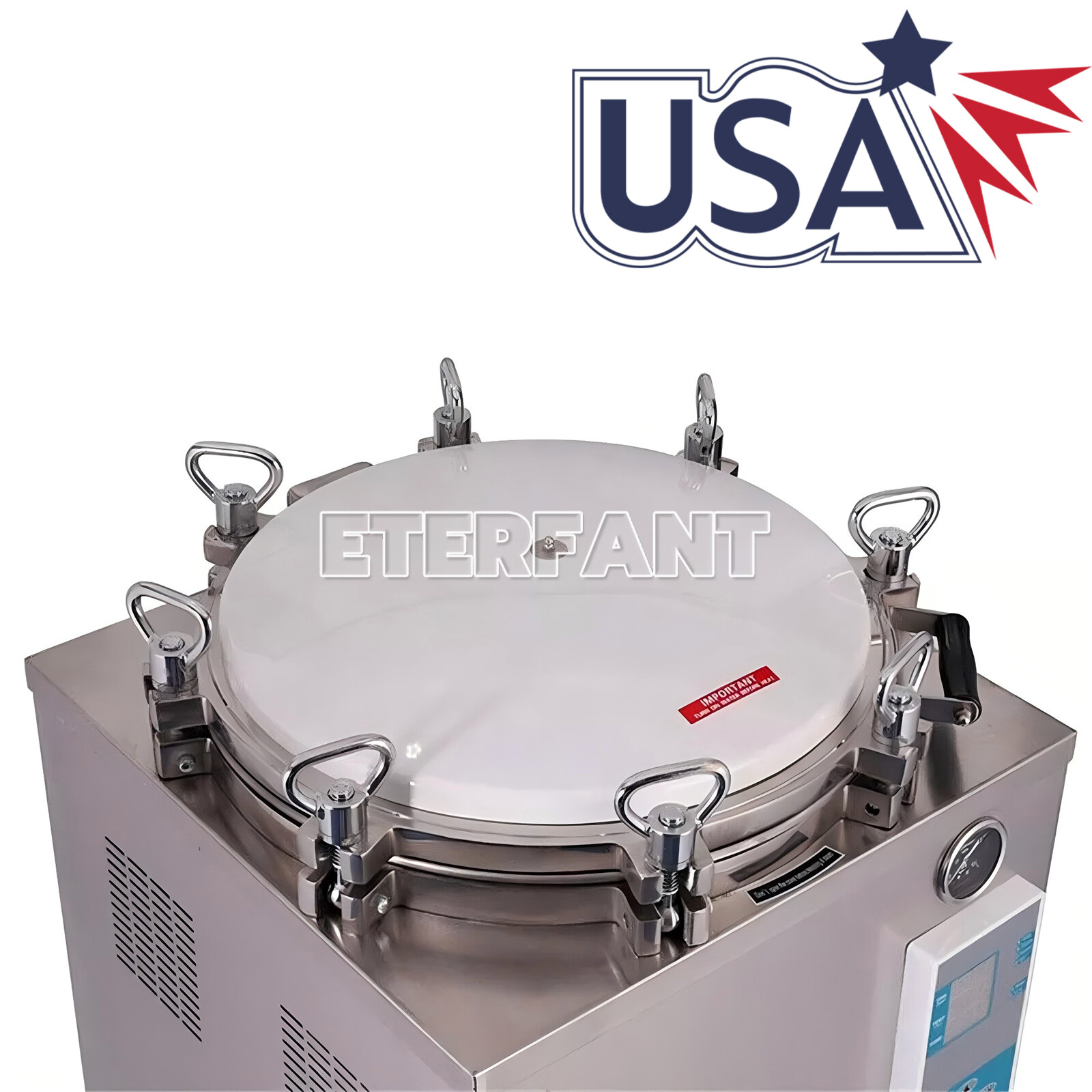 ETERFANT Dental 18L/23L/28L/35L Autoclave Steam Sterilizer Medical Sterilization