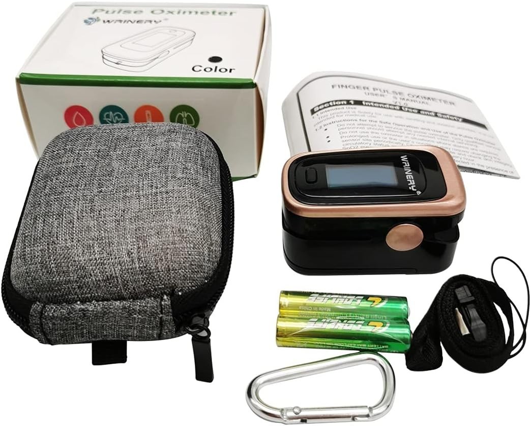 Accurate Fingertip Oxygen Monitor with OLED Display – Portable & Lightweight