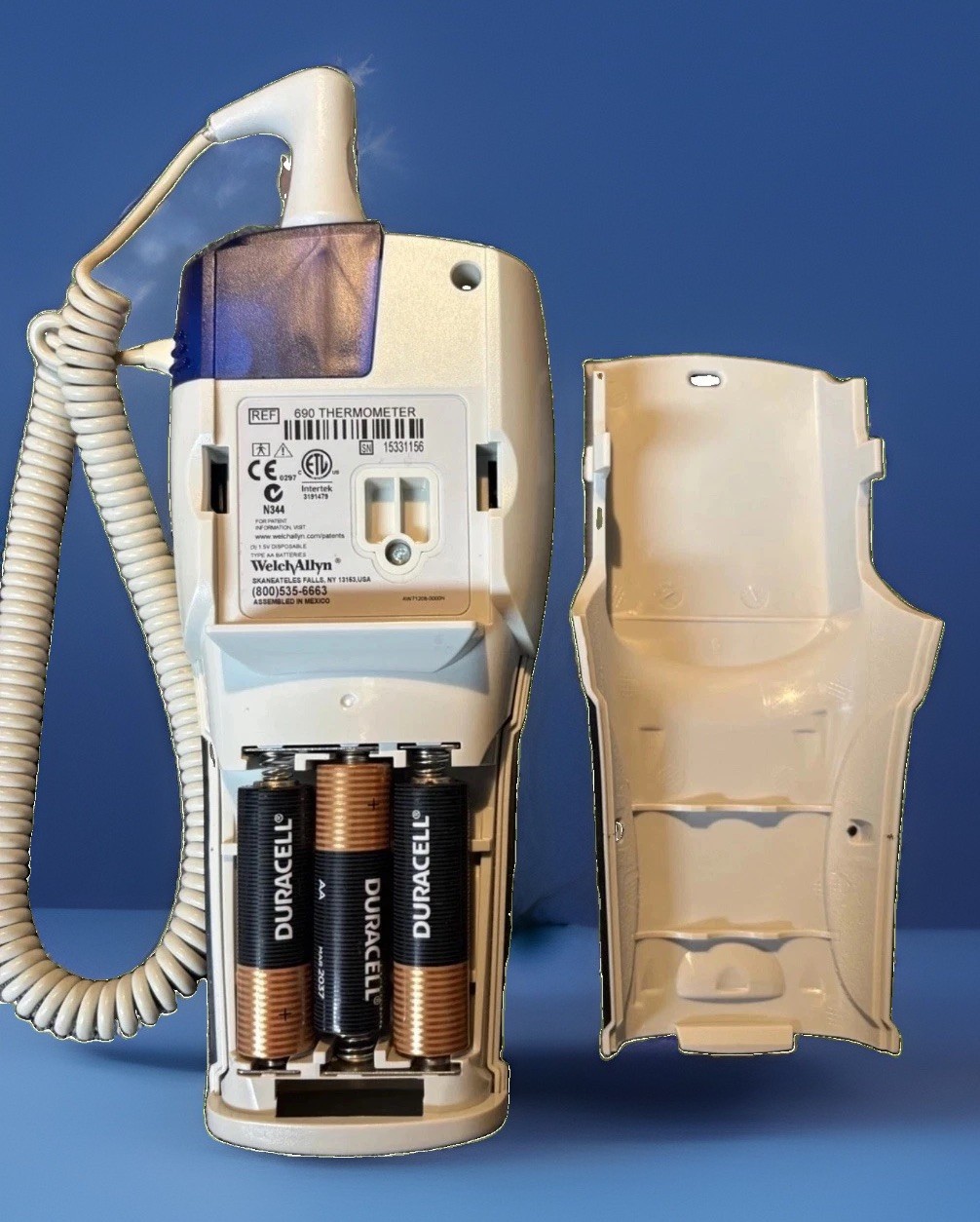 Welch Allyn SureTemp Plus 690 Thermometer with Wall Mount Bracket + 250 Probes