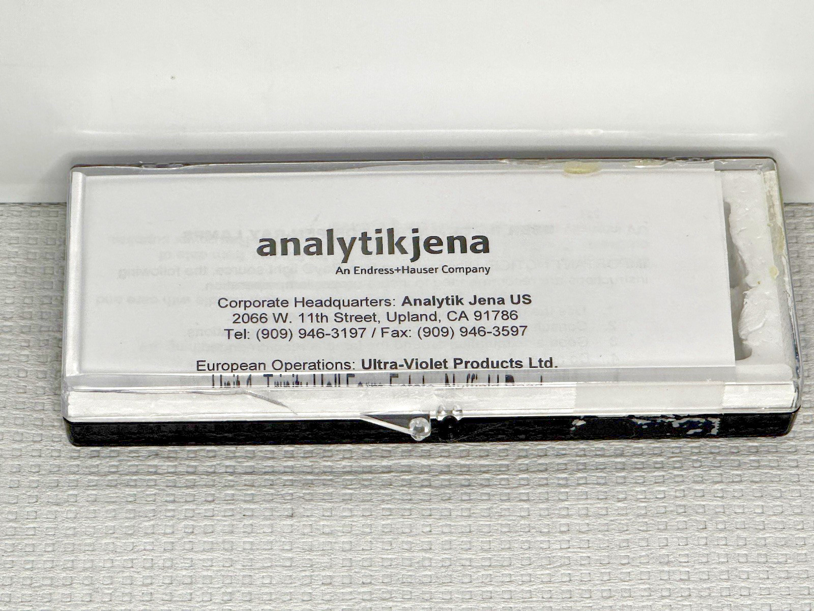 UVP 90-0012-01 CD-480 Cadmium Pen-Ray Light Source Analytik Jena Gas Lamp